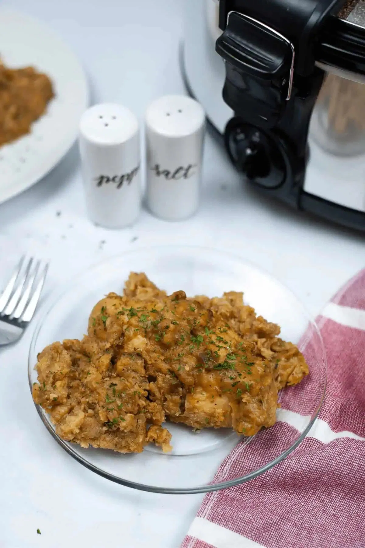 Slow Cooker Chicken and Stuffing Casserole