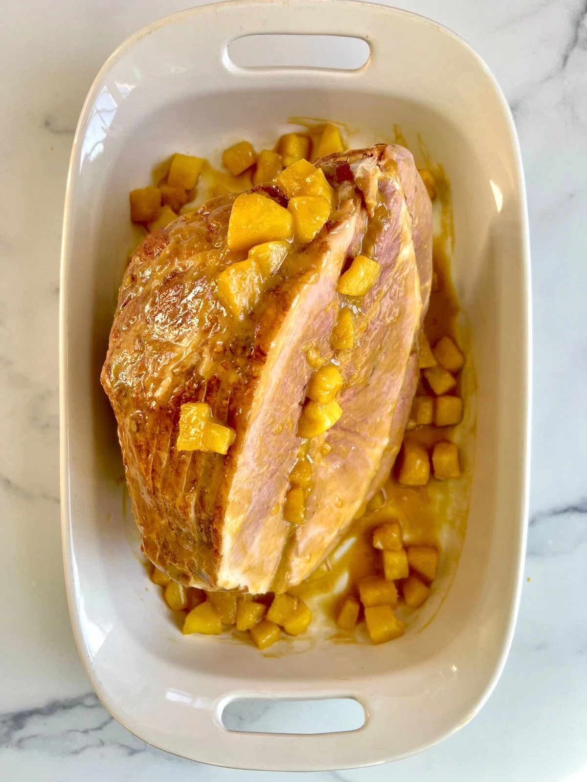 Pineapple Brown Sugar Glazed Ham