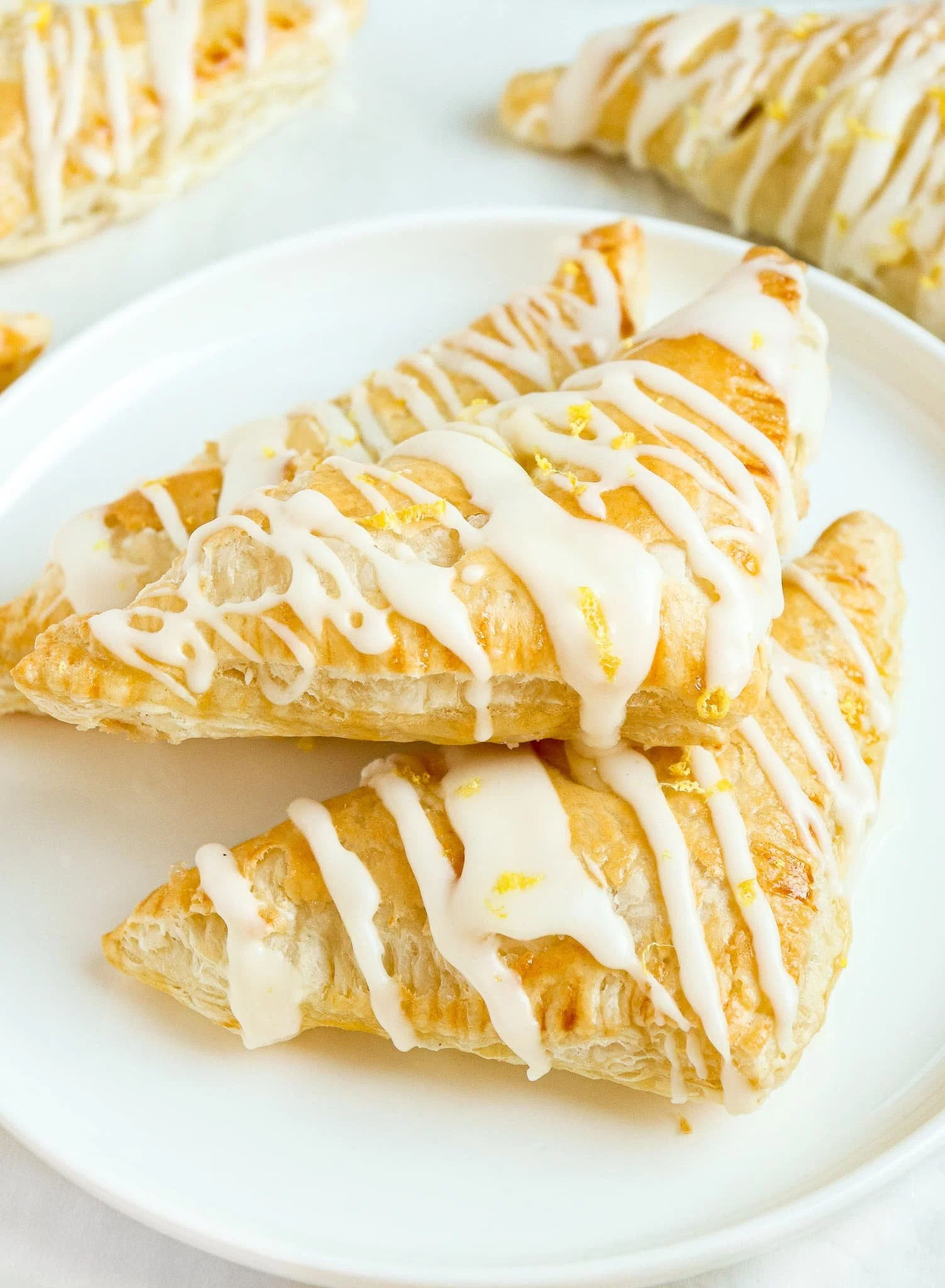 Lemon Cream Cheese Turnovers