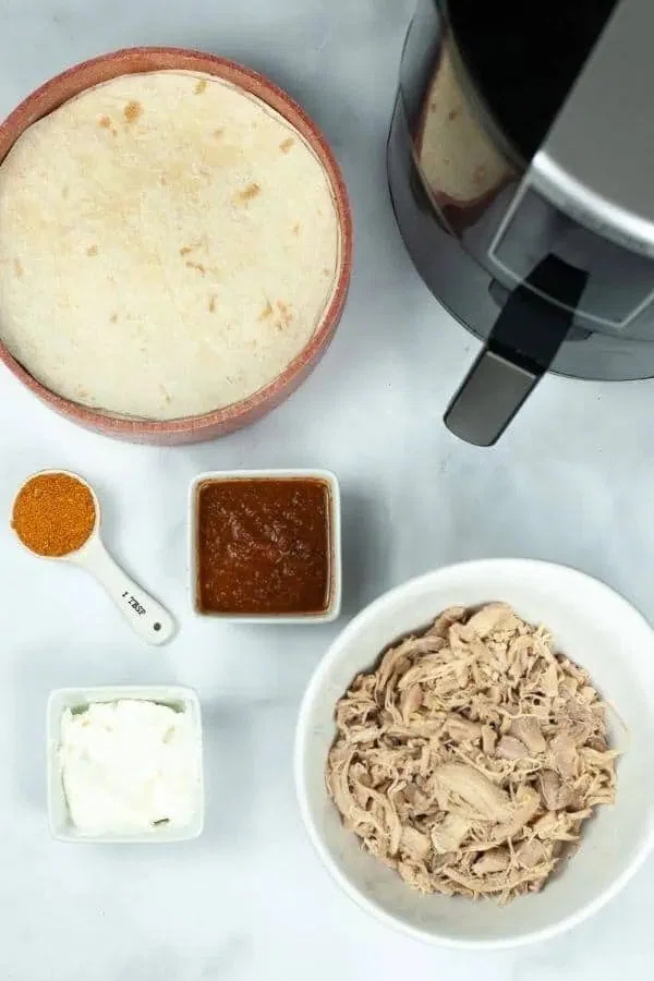 Chicken Air Fryer Taquitos