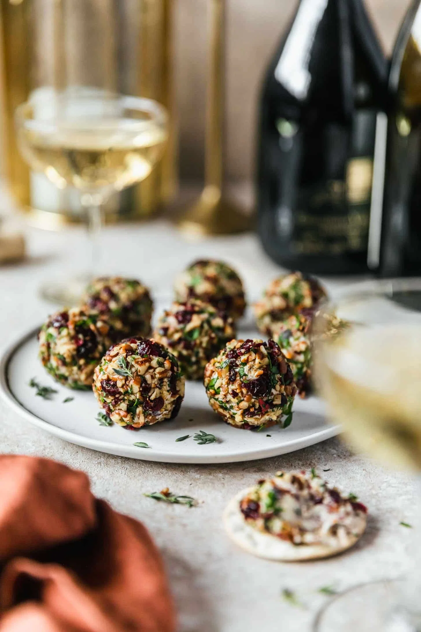 Cranberry Orange Cheese Balls