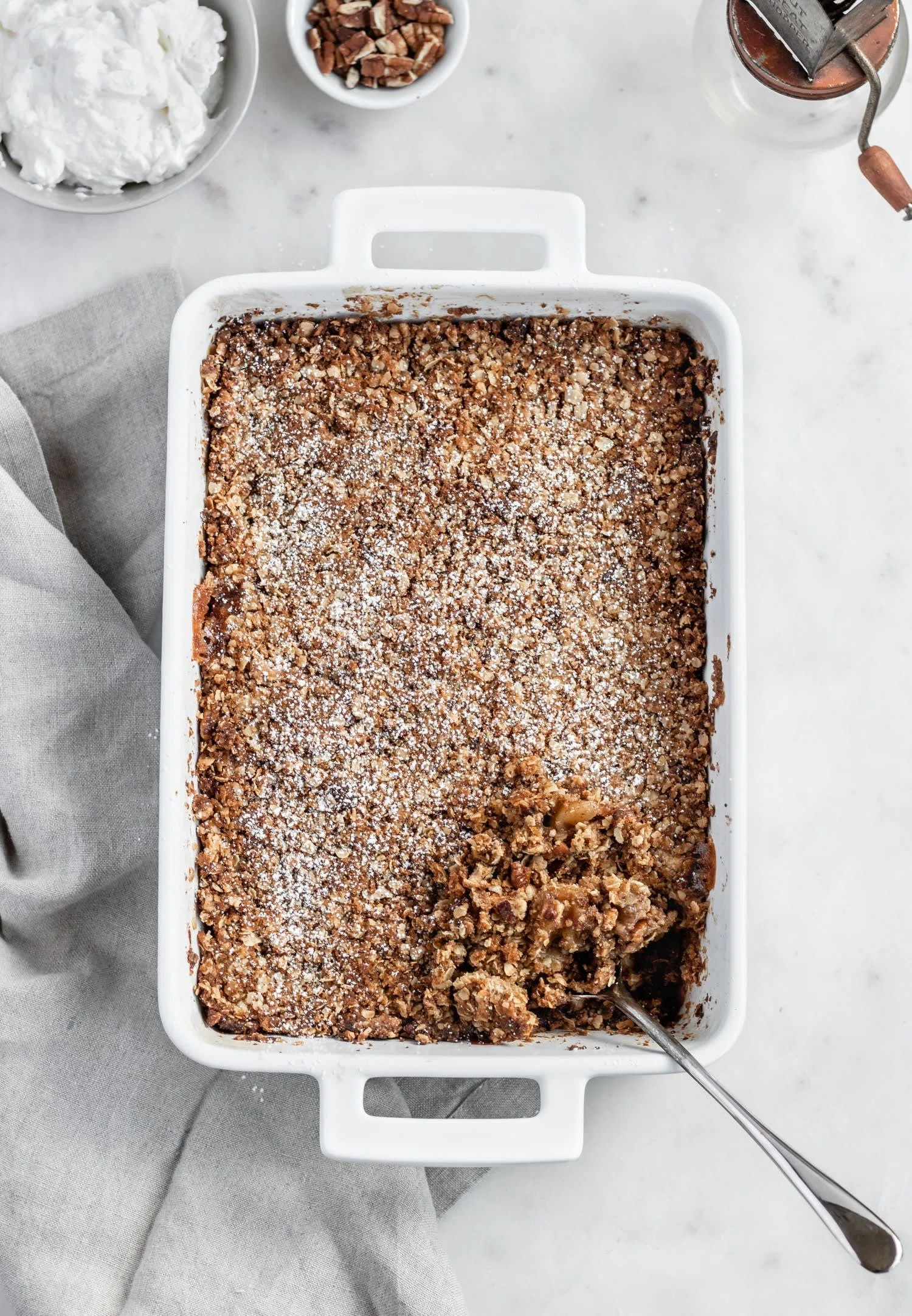 Gluten Free Apple Crisp With Irish Whiskey