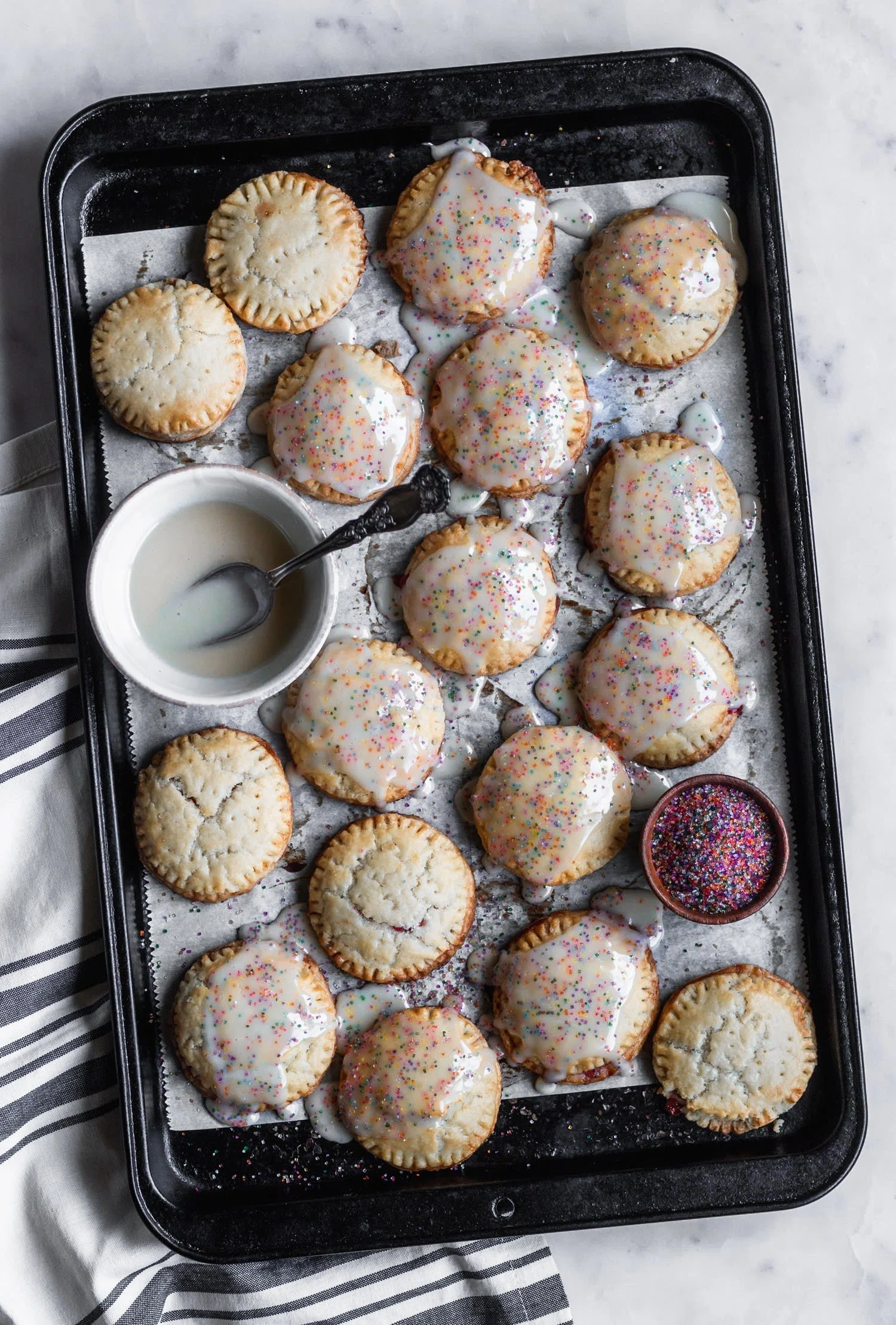 Strawberry Balsamic Hand Pies + Honey Glaze