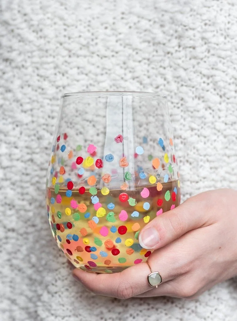 Diy Painted Wine Glasses