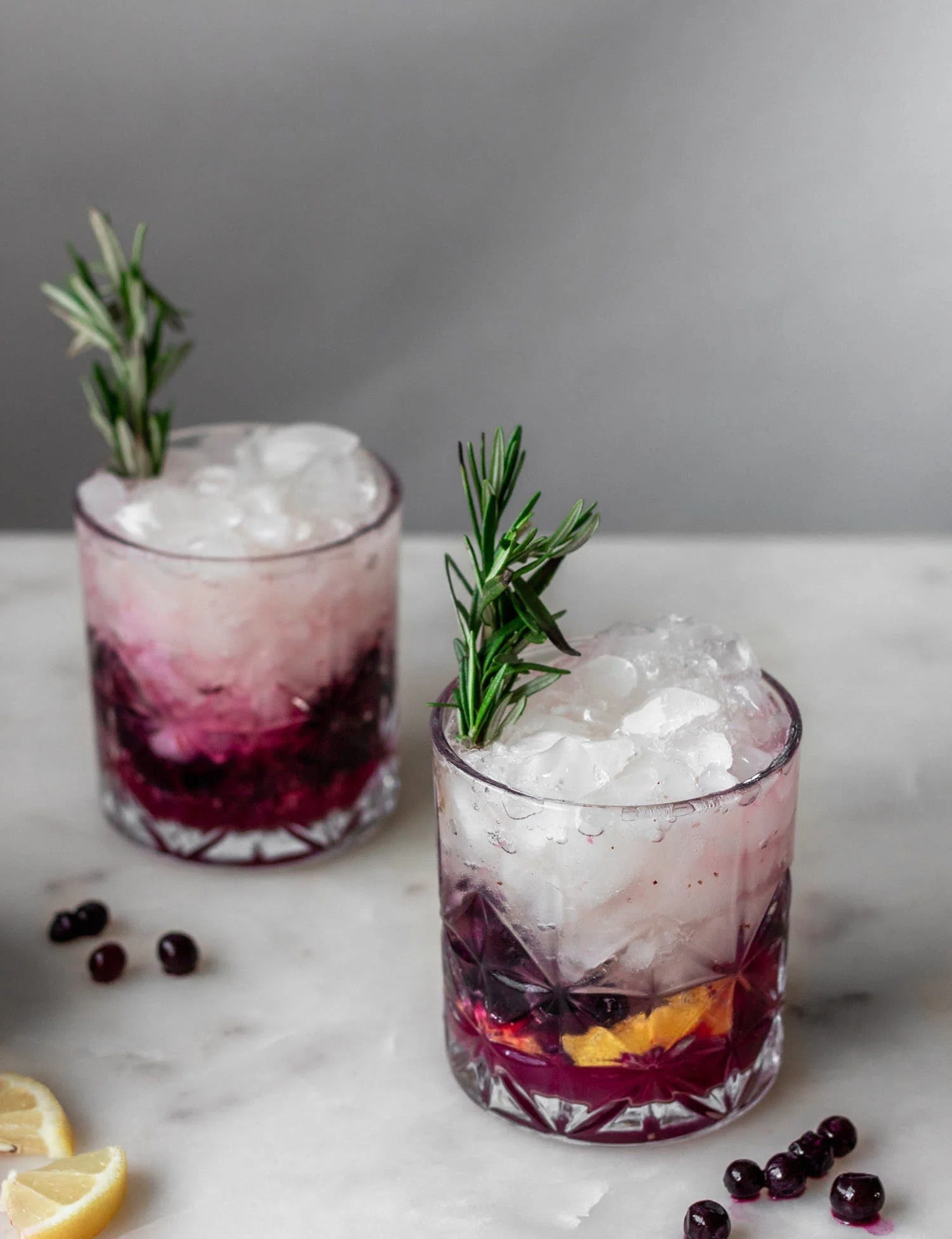 Blueberry Lemon Vodka Spritz