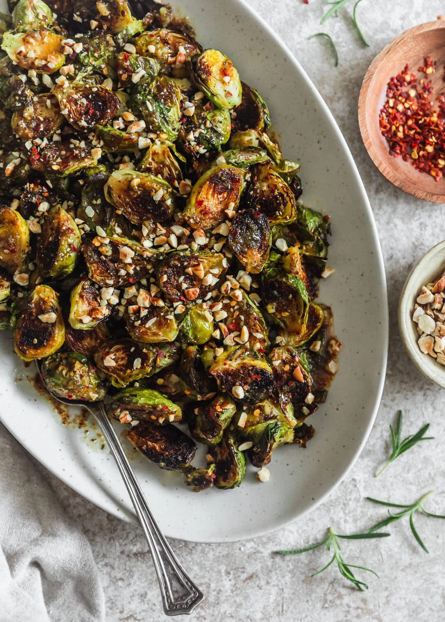 The Best Hot Honey Brussels Sprouts