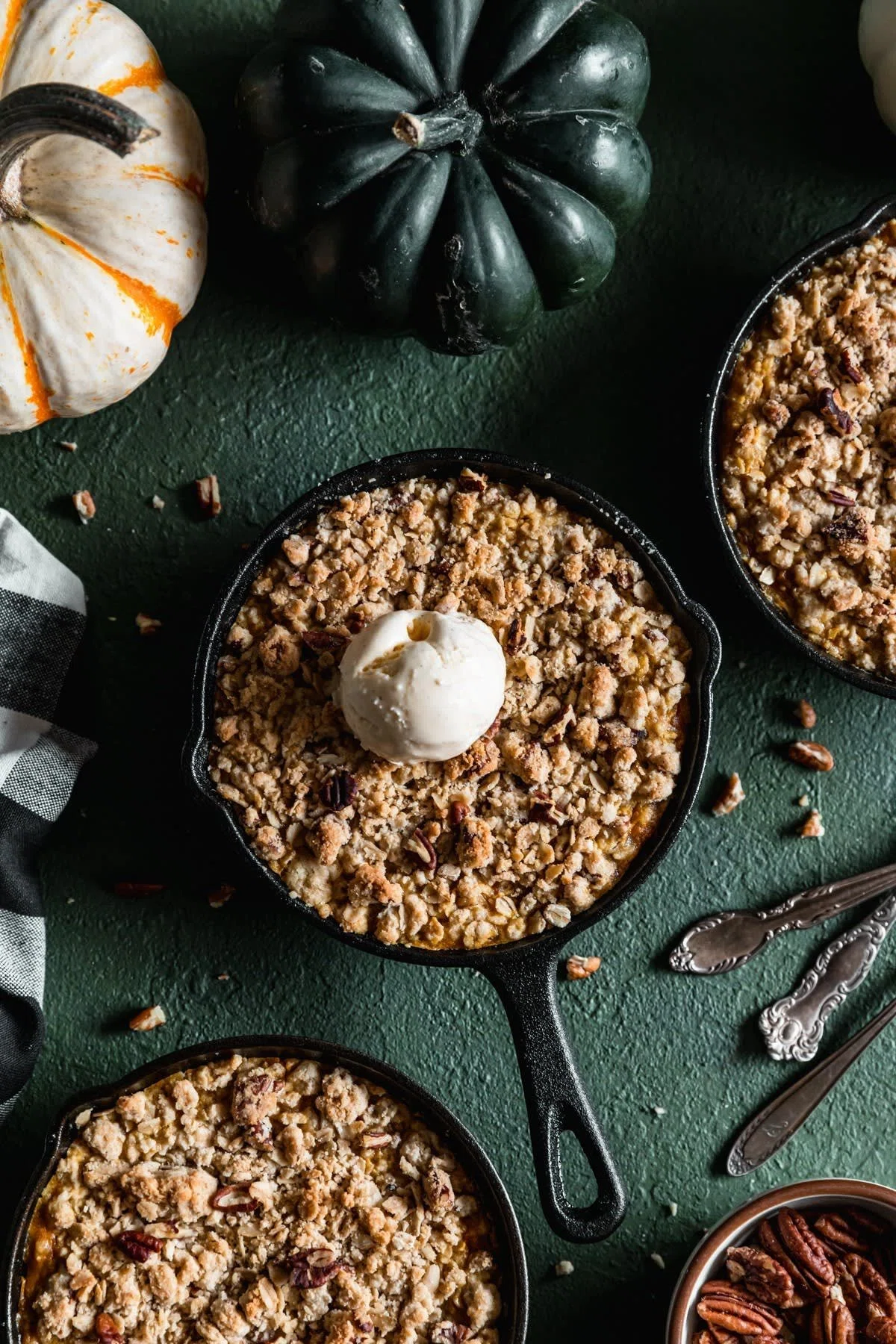 Pumpkin Crisp With Maple Oat Streusel