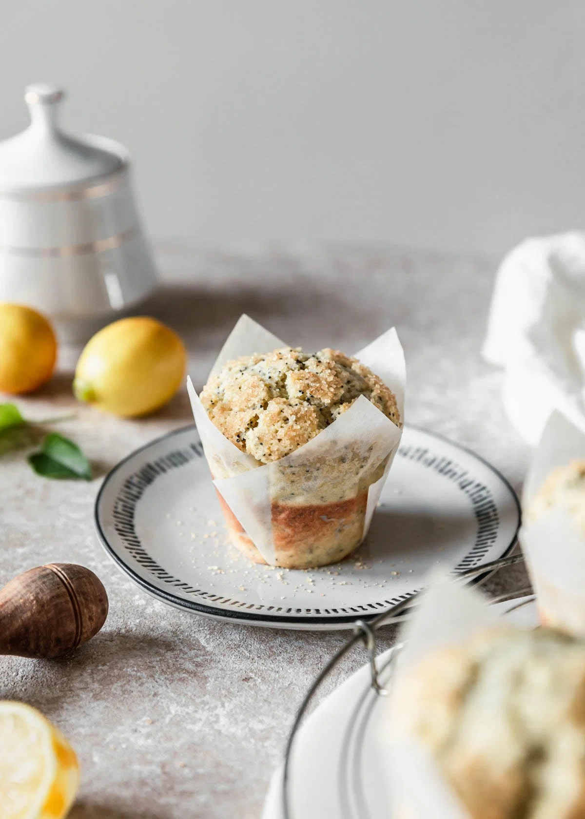 Ricotta Lemon Poppy Seed Muffins
