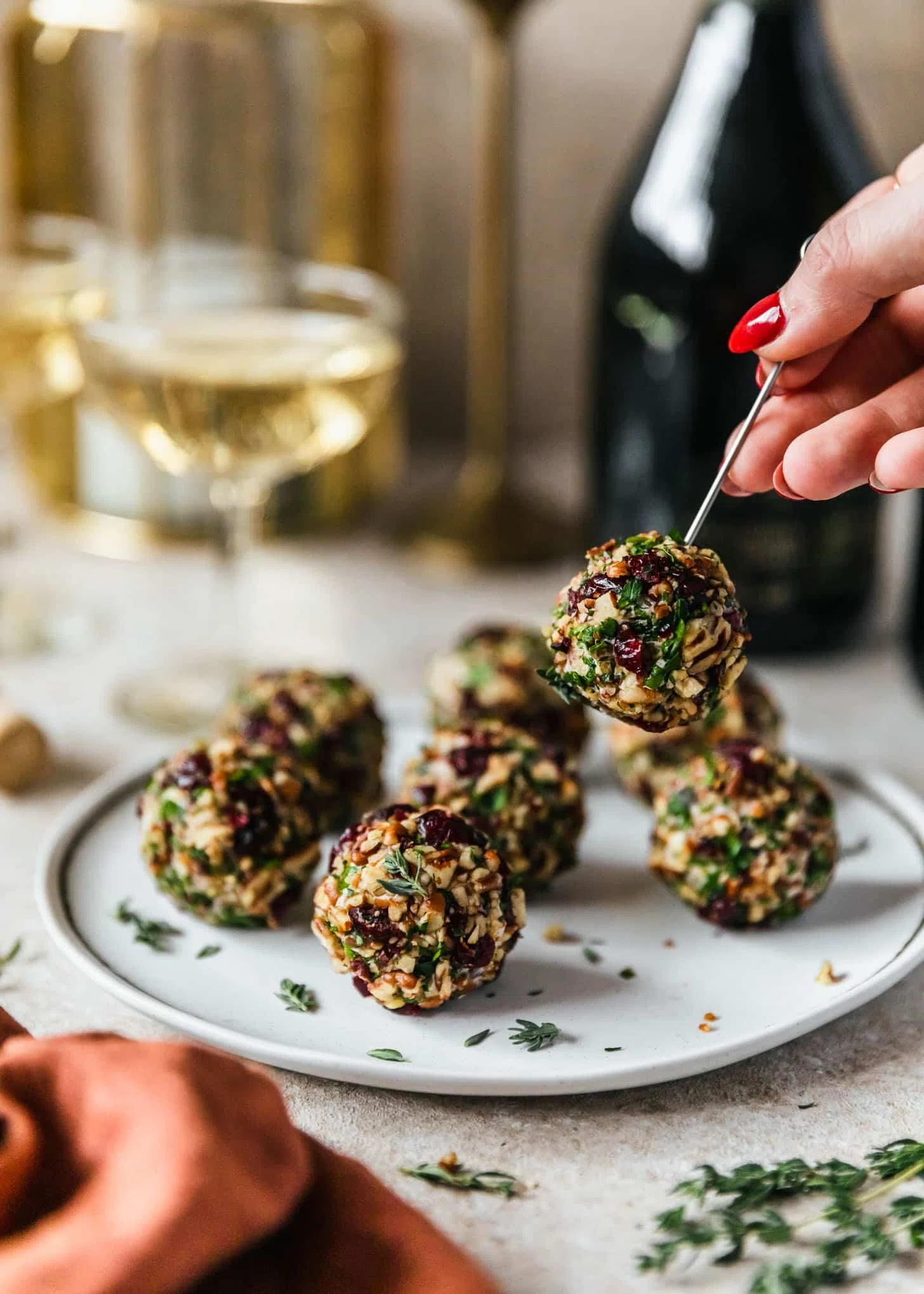 Cranberry Orange Cheese Balls