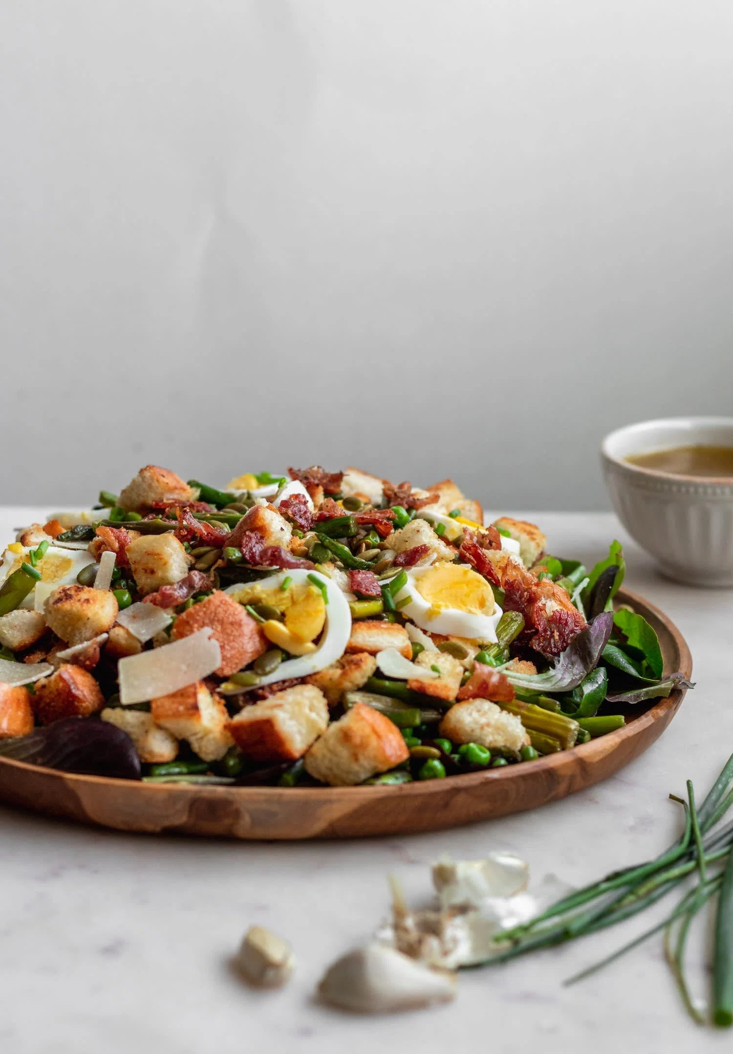 Spring Panzanella Salad