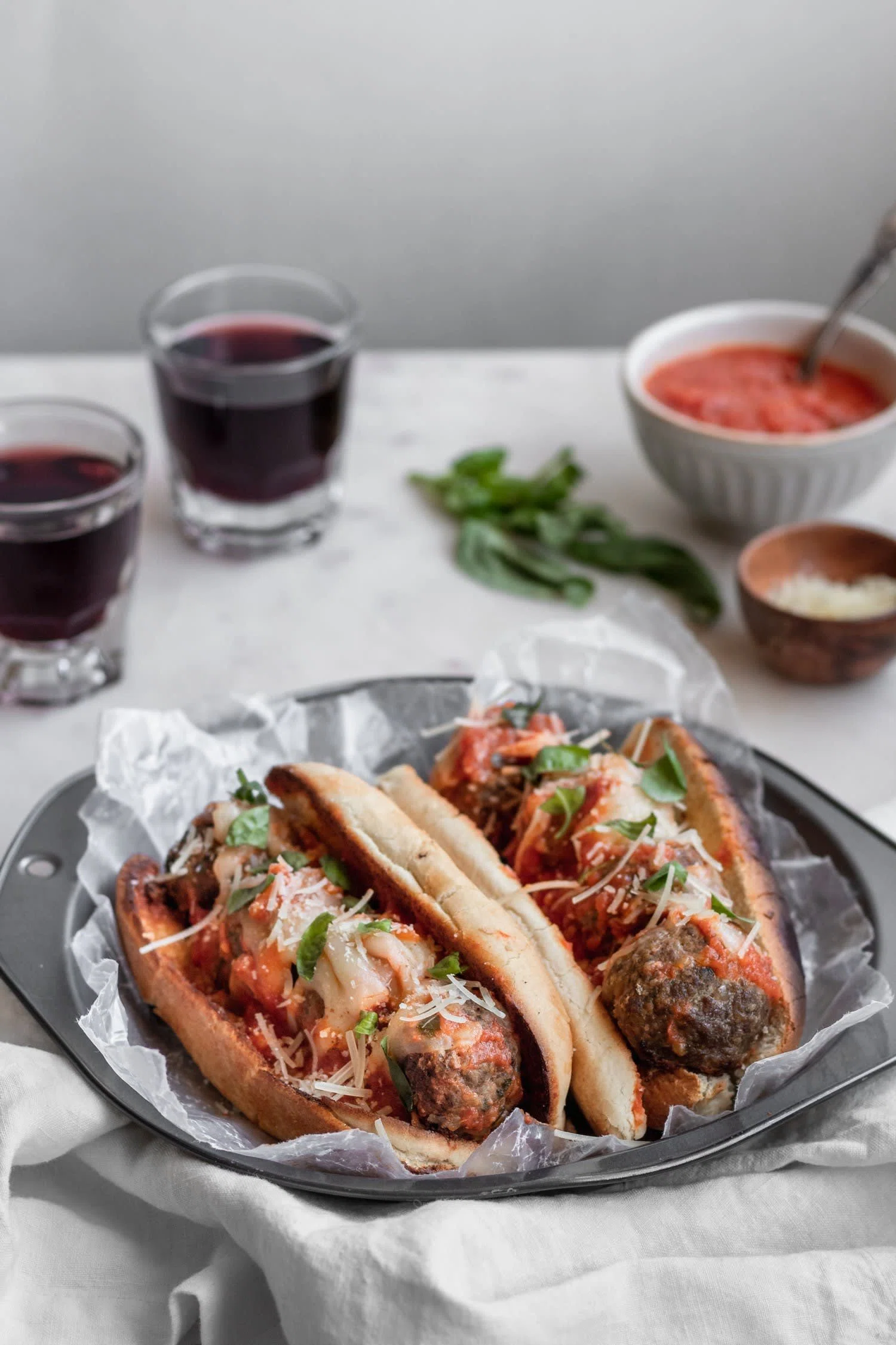 Marc’S Meatball Subs With Garlic Rolls