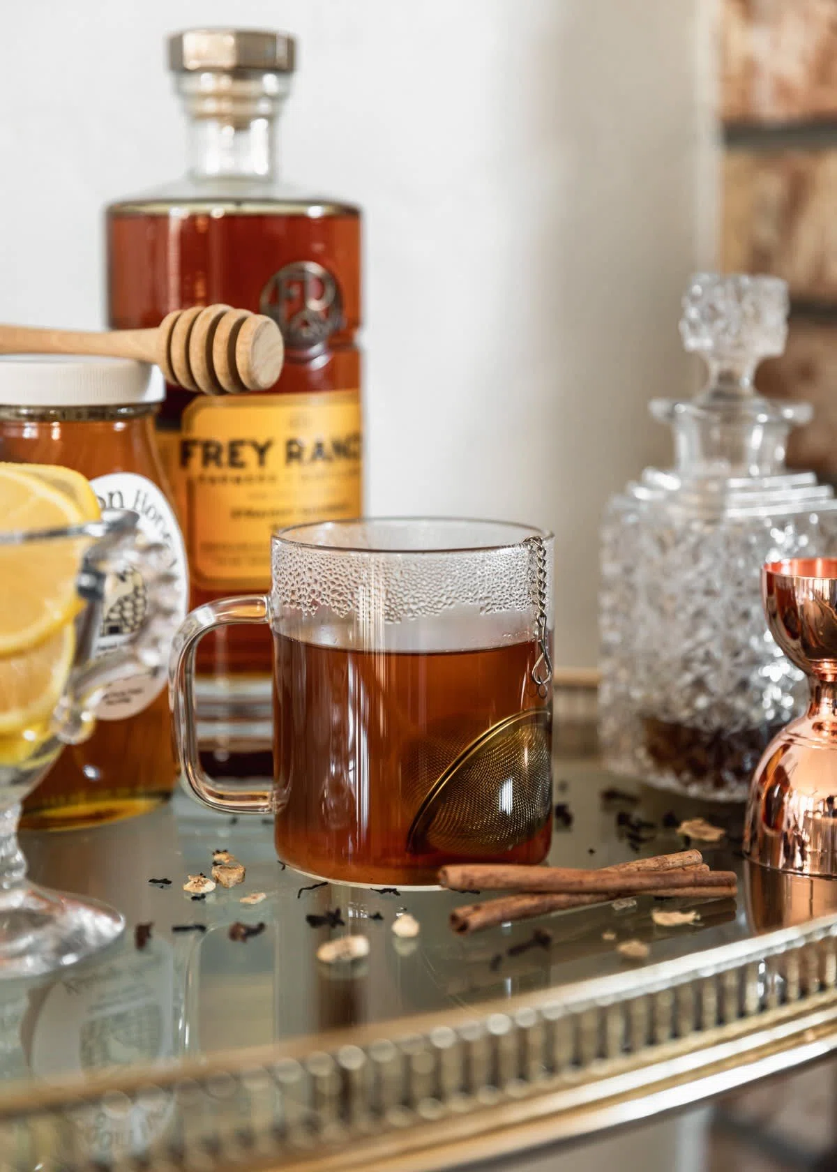 Tea Hot Toddy With Ginger