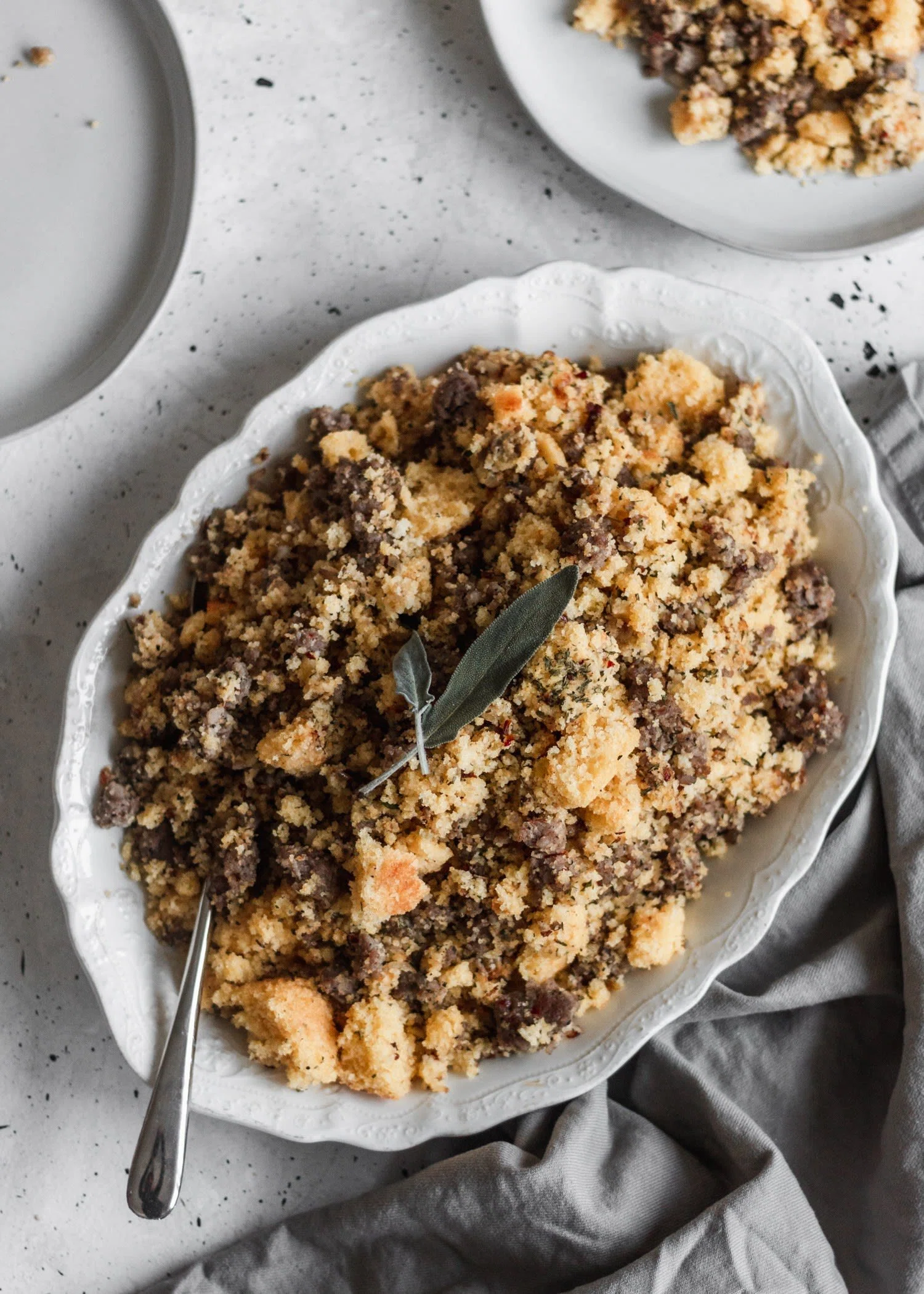 Cornbread Stuffing With Sausage & Sage