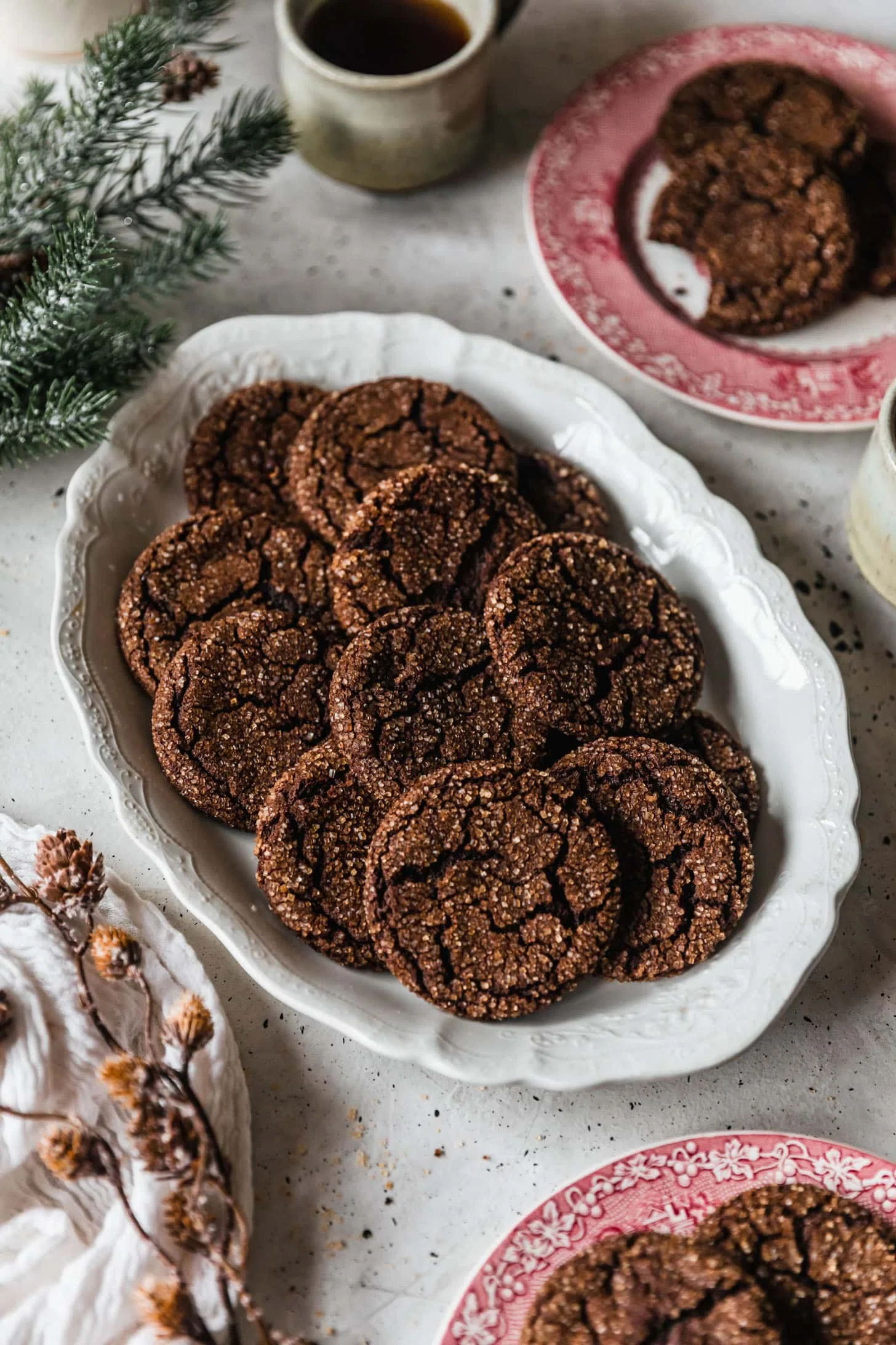 The Best Chewy Chocolate Gingerbread Cookies