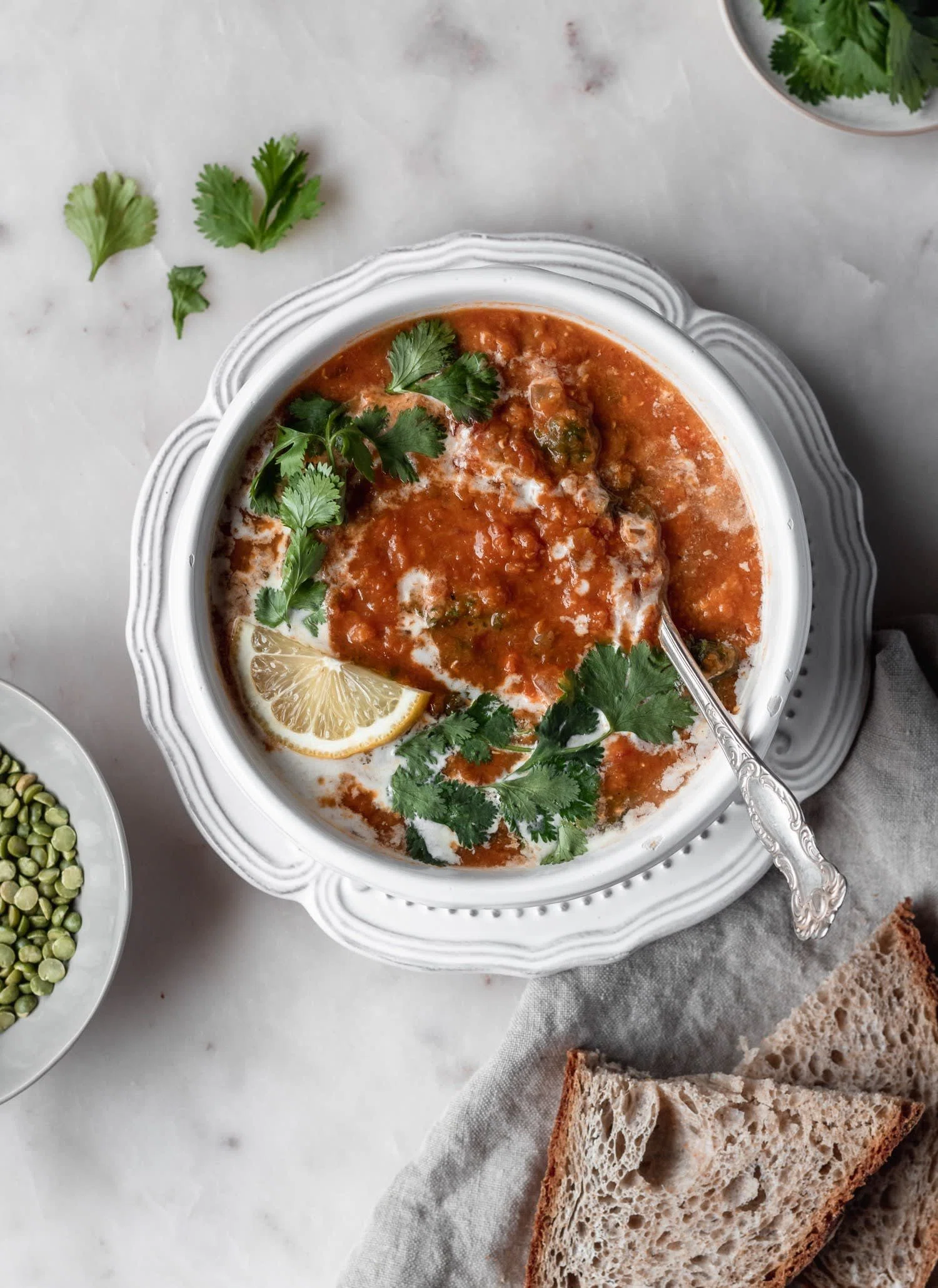 Red Lentil Soup With Harissa