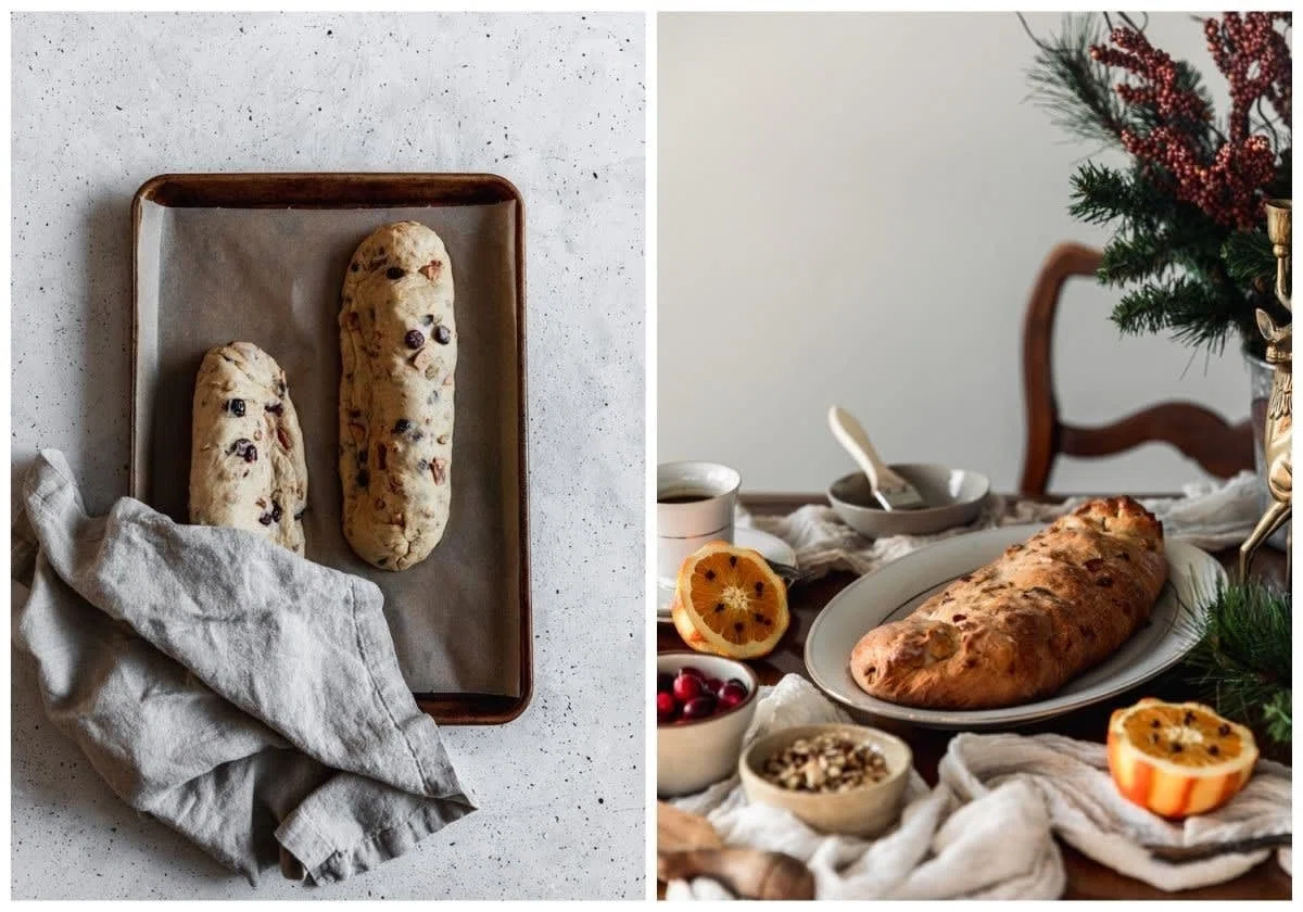 Stollen With Hazelnut Marzipan