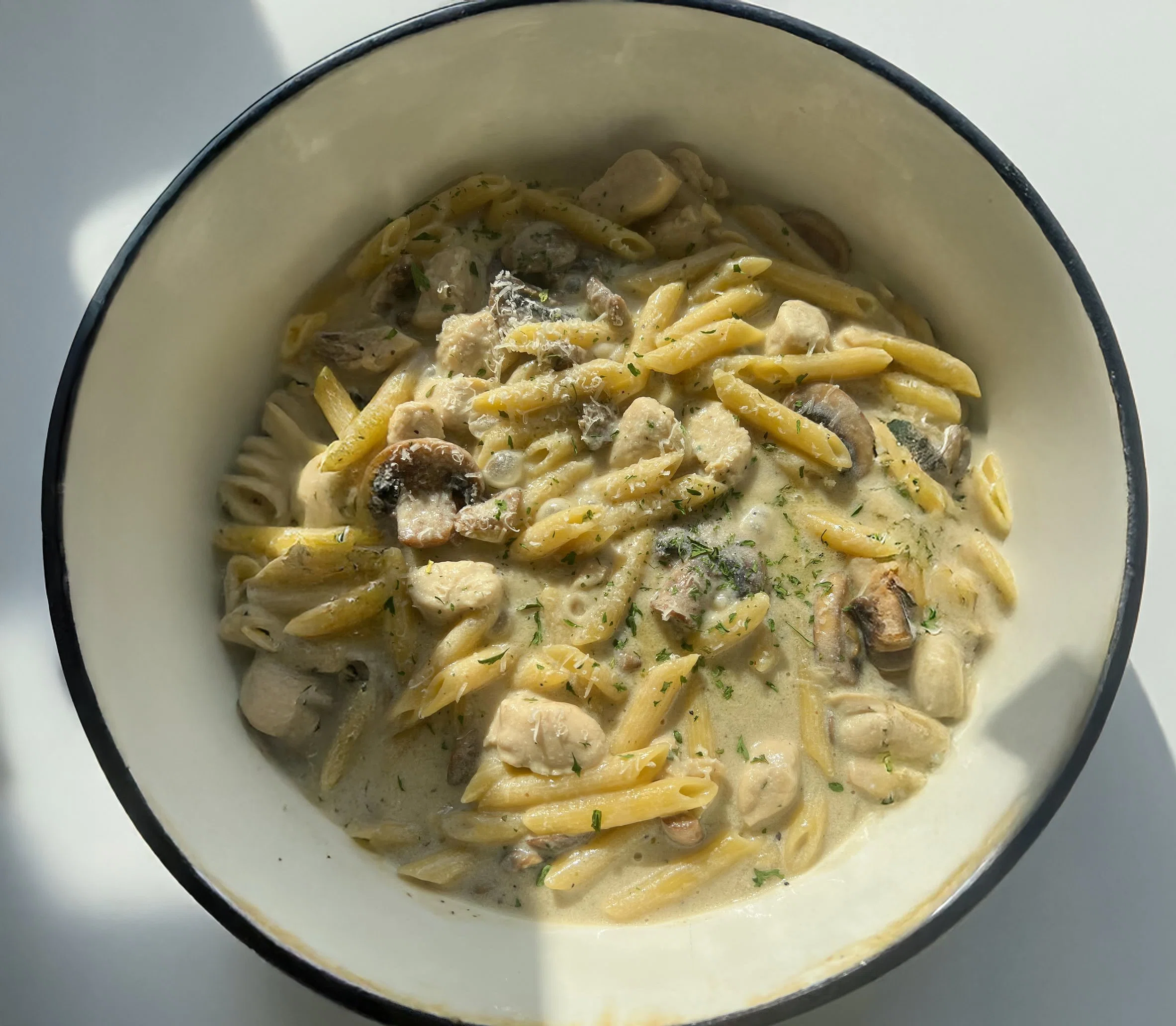 One Pot Chicken Marsala Pasta