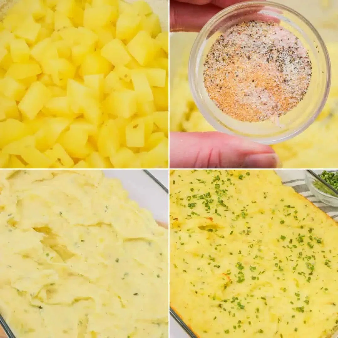 Baked Twice Mashed Potatoes