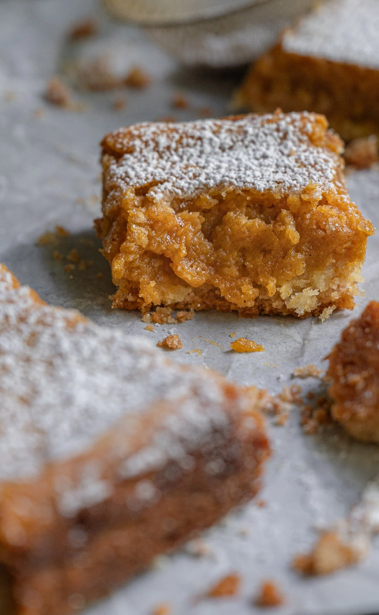 Brown Butter Pumpkin Gooey Butter Cake