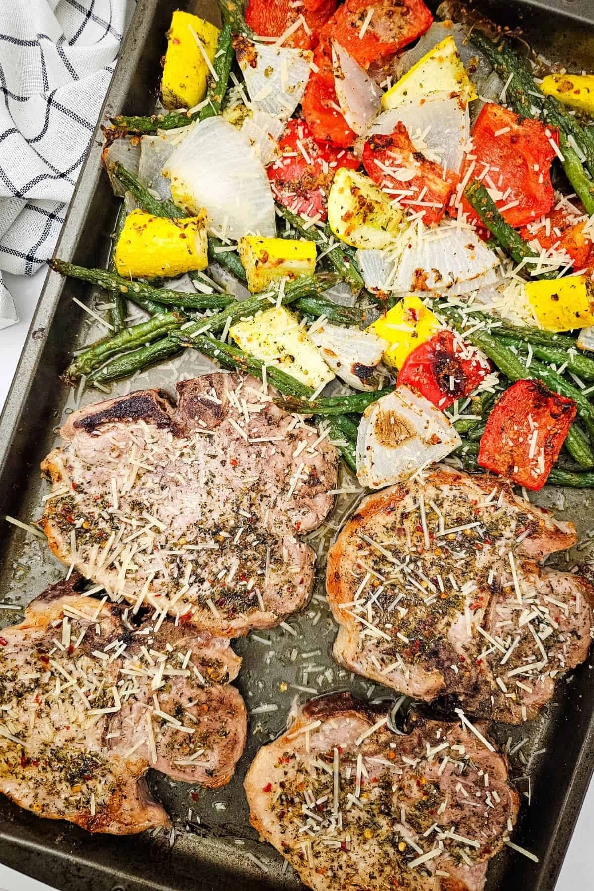 Italian Sheet Pan Pork Chops