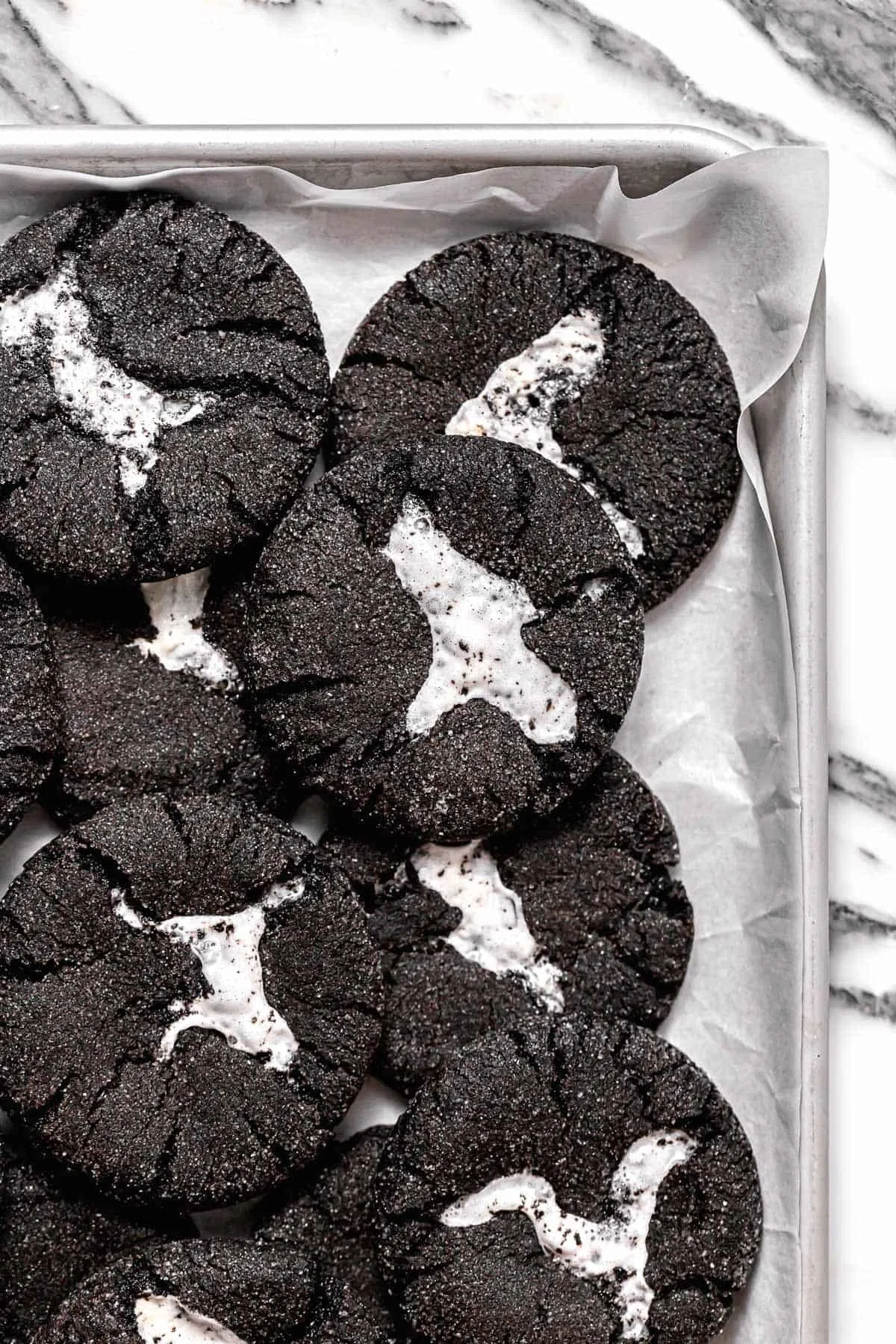 Chocolate Marshmallow Cookies