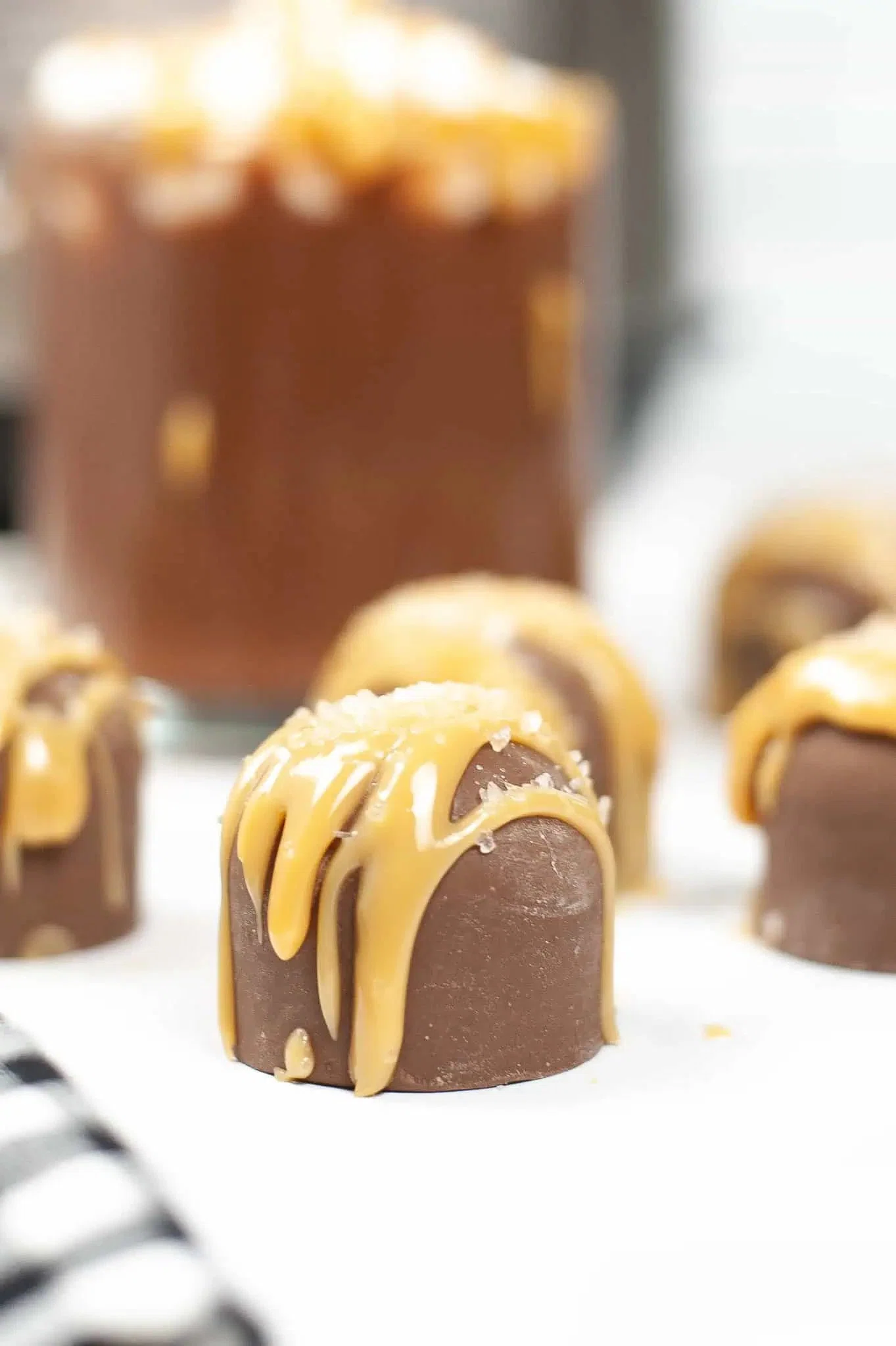 Salted Caramel Hot Chocolate Bomb