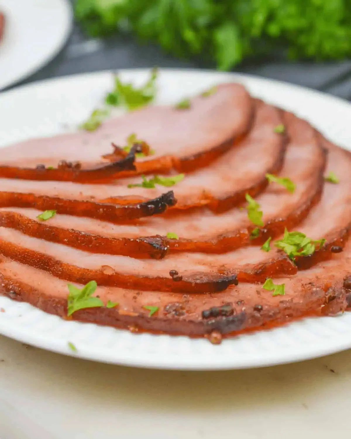 Glazed Air Fryer Ham