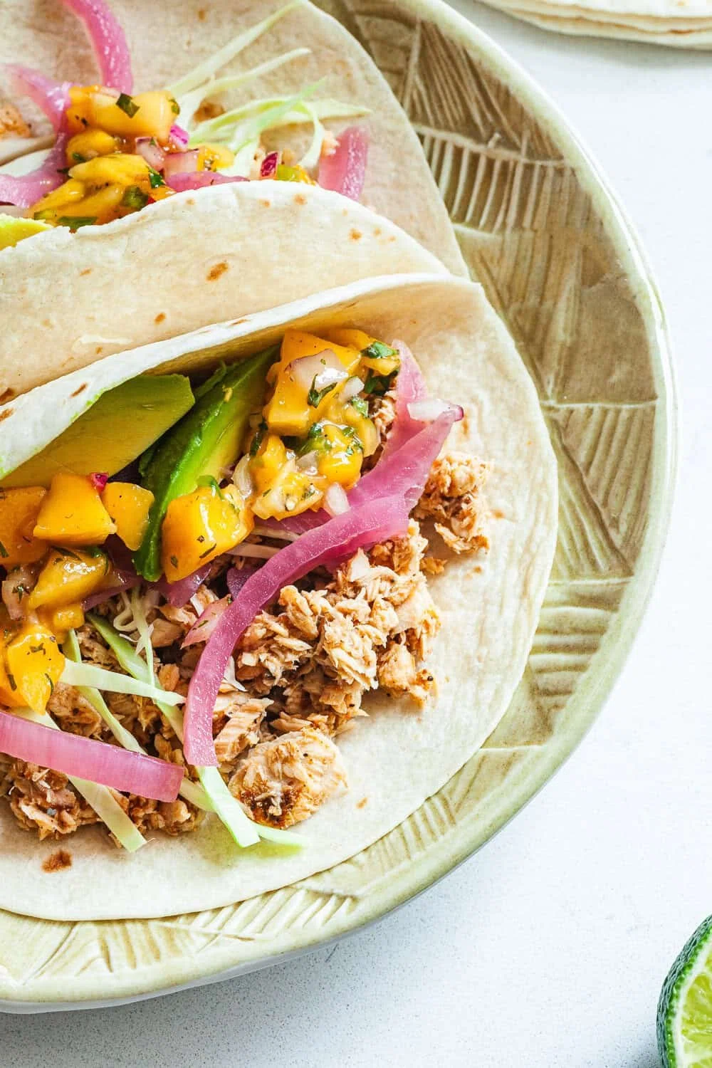 Canned Salmon Tacos