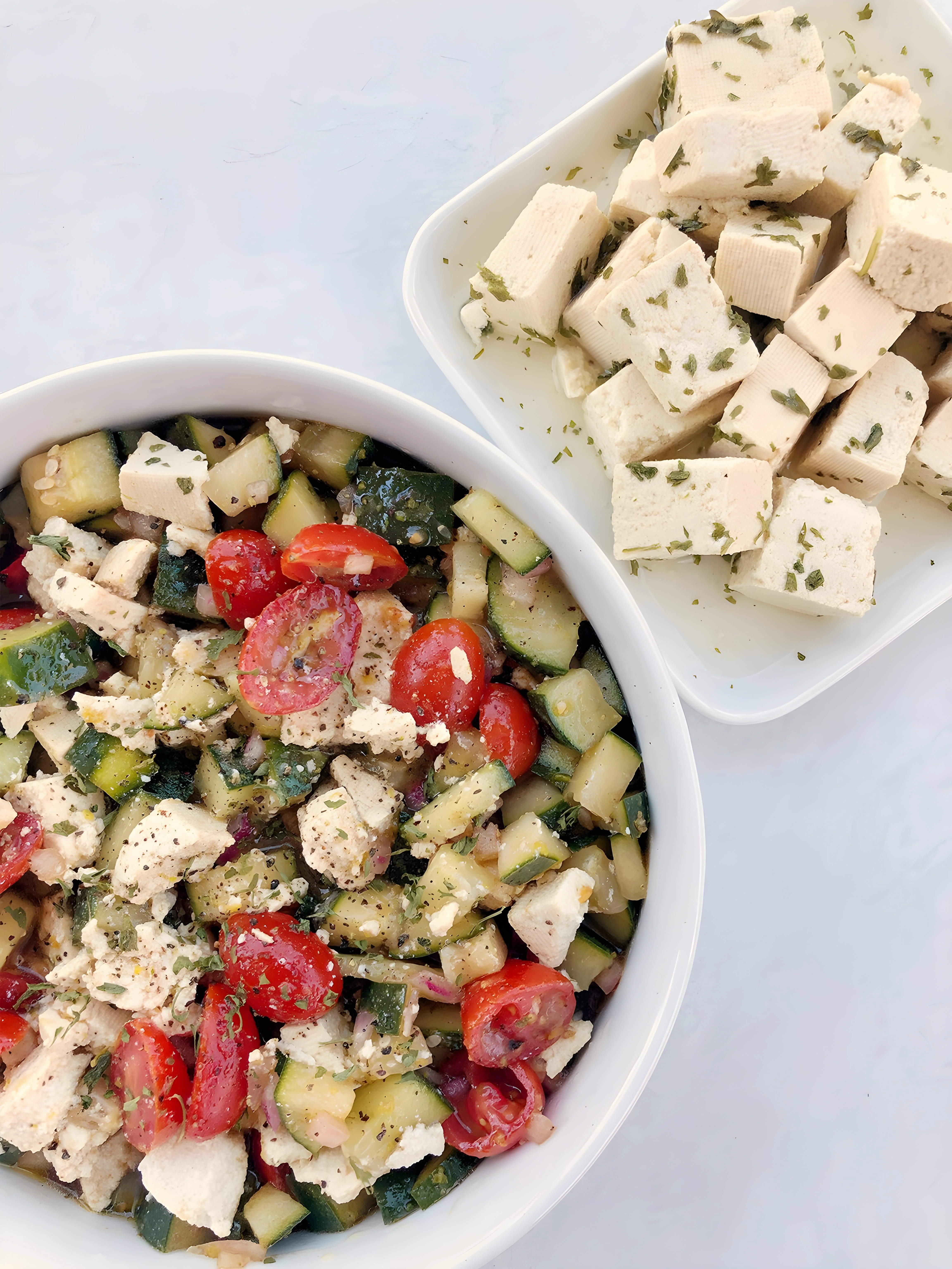 Vegan Tofu Feta Cheese