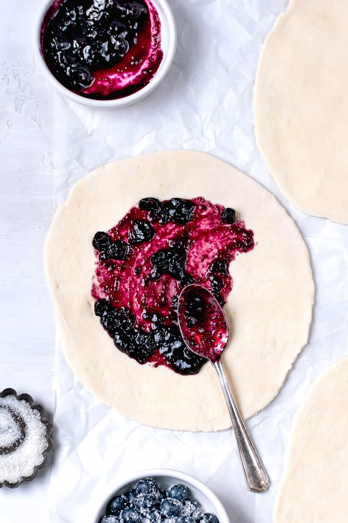 Mini Blueberry Galettes