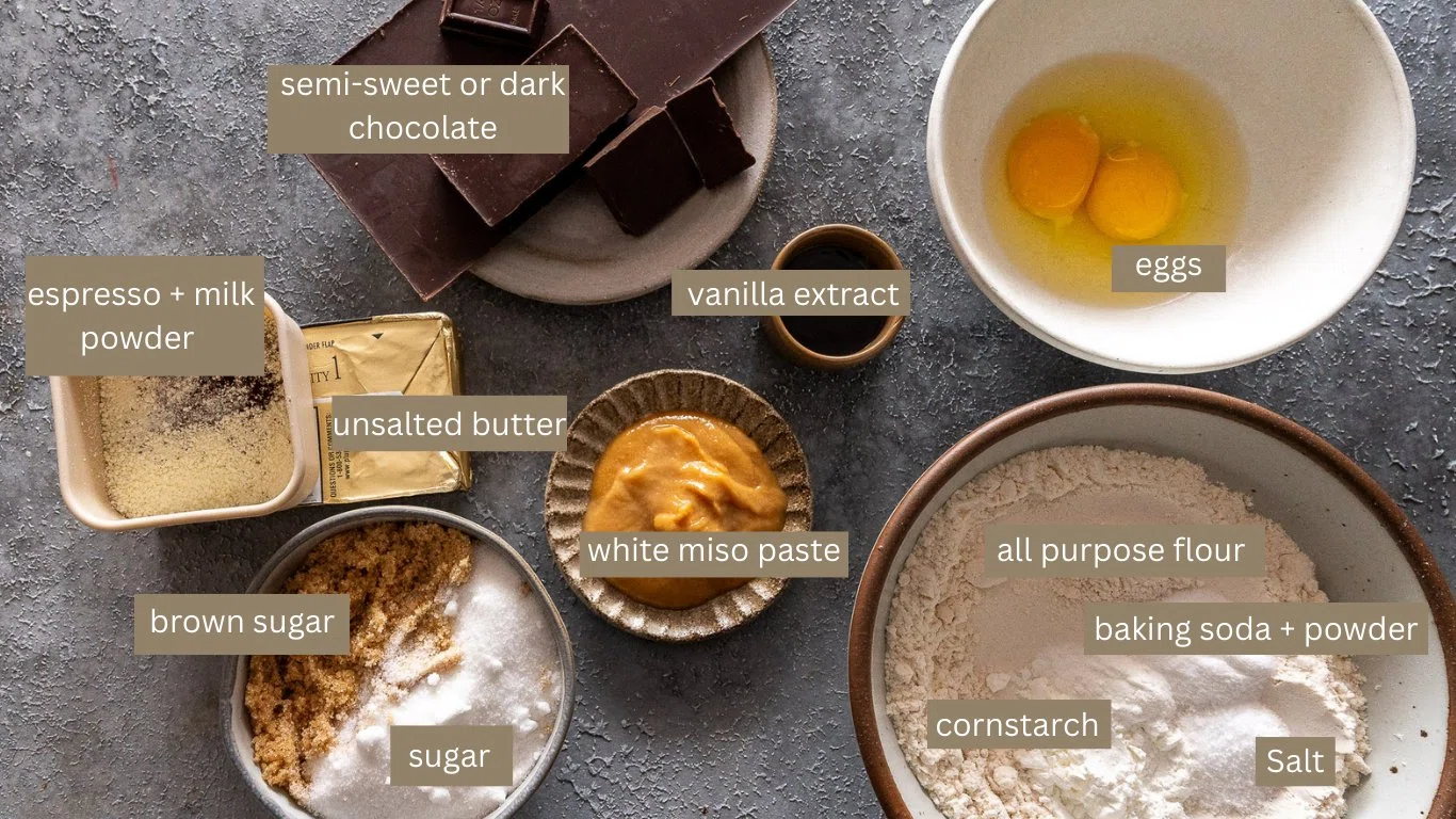 Brown Butter Miso Chocolate Chip Cookies