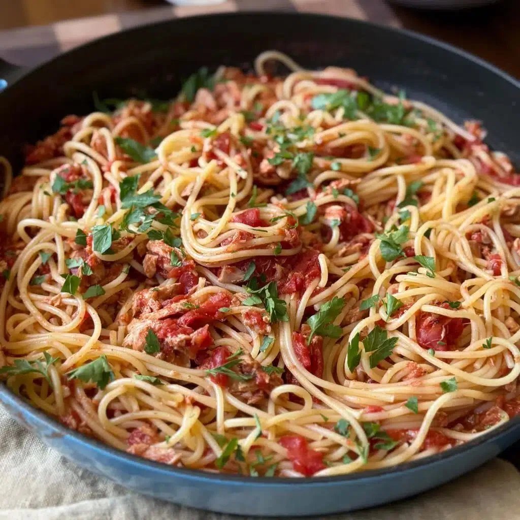 Easy Tuna & Tomato Pasta