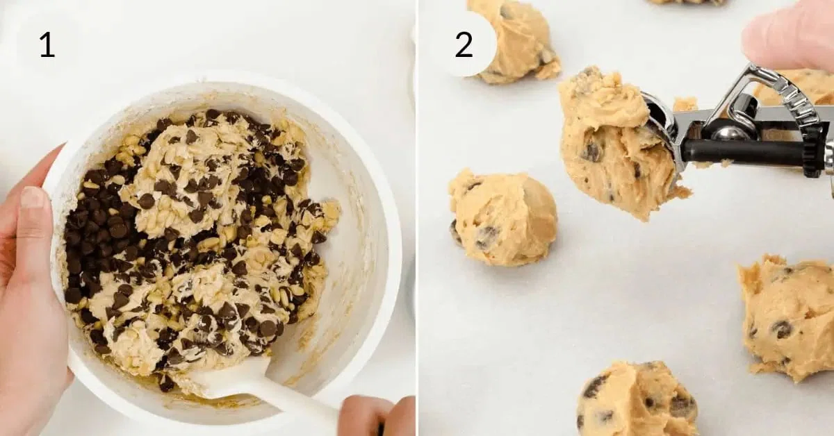 M&M Chocolate Chip Cookies