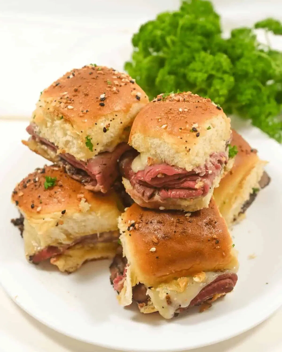 Roast Beef Sliders with Dijon Sauce