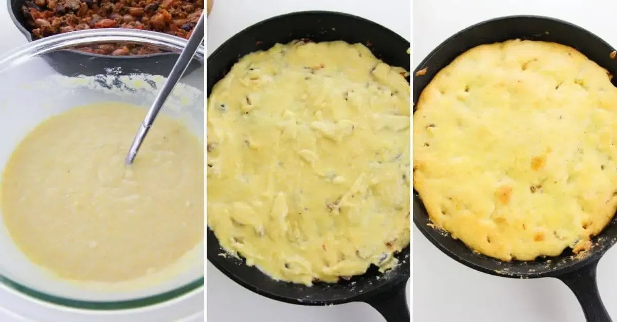 Cornbread Chili Pie