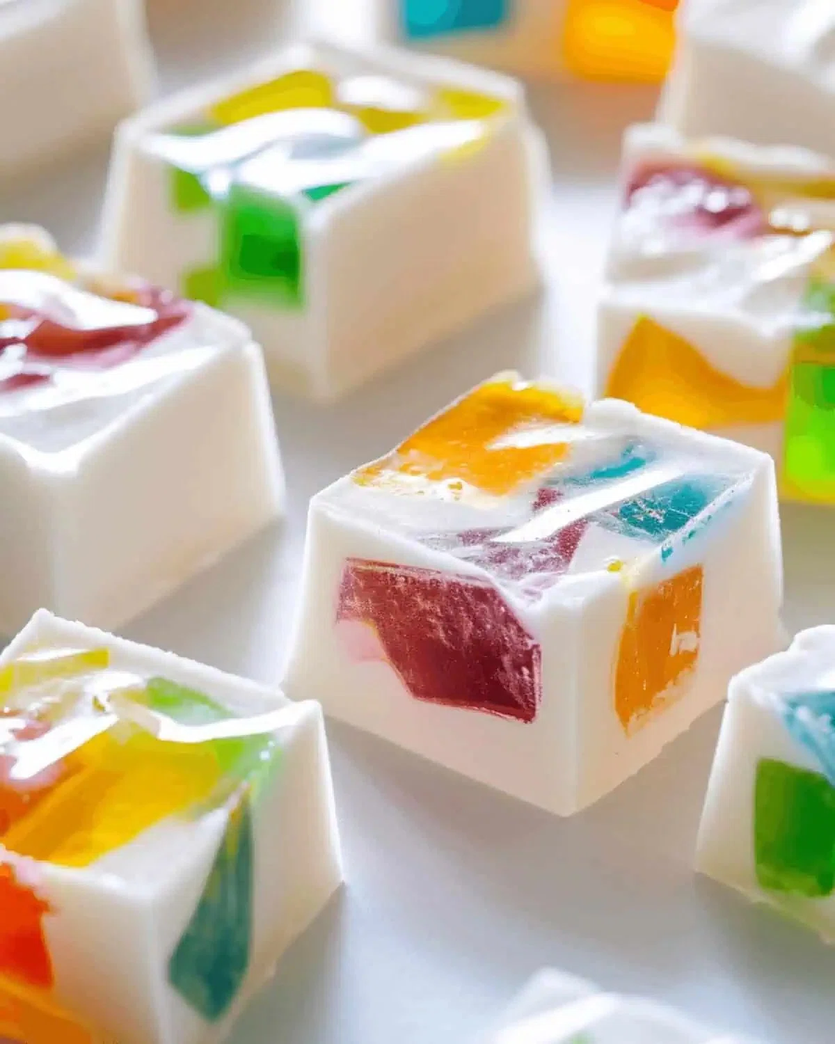 Mosaic Jello (Milk Jello)