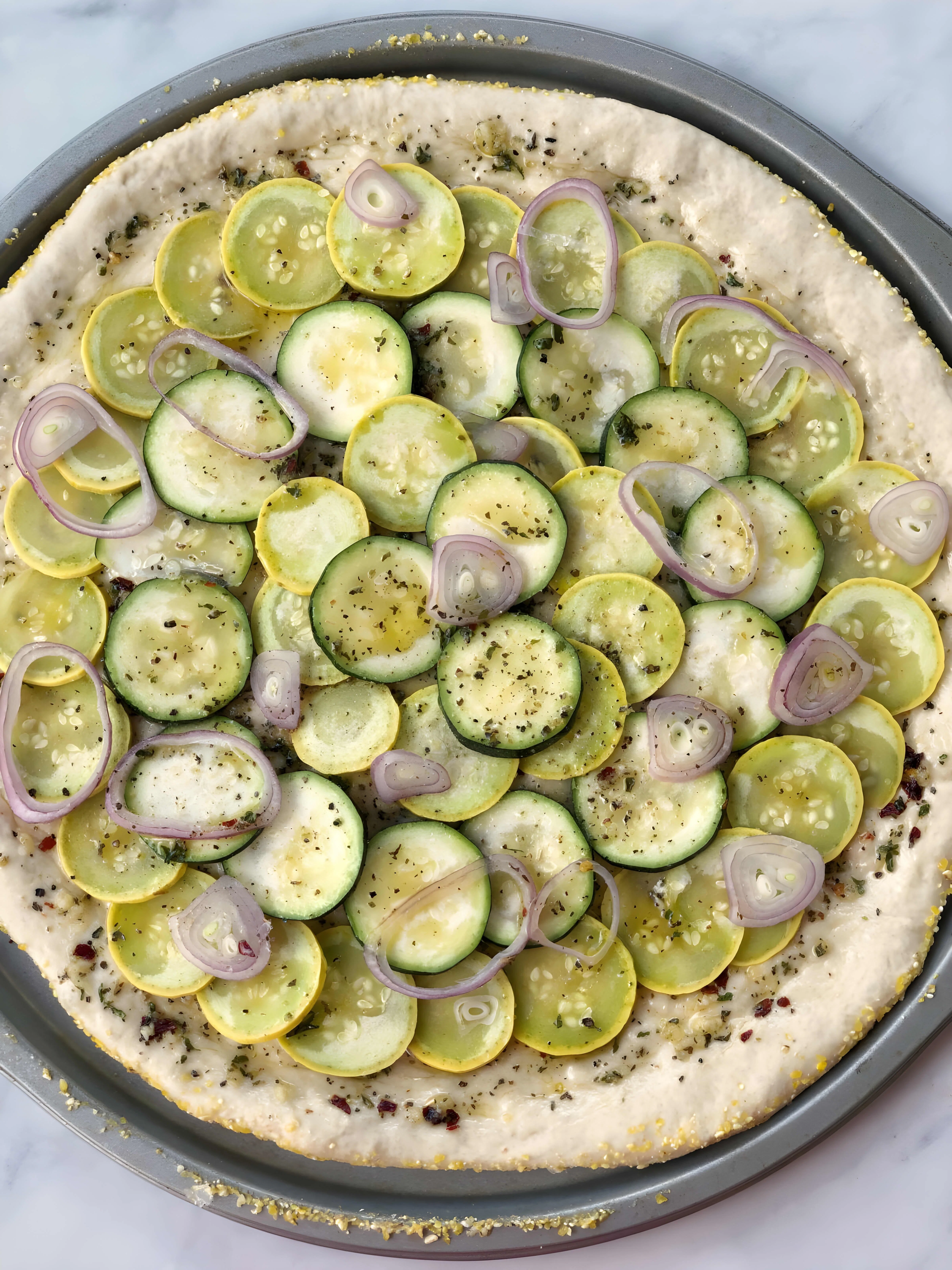 Summer Squash Pizza