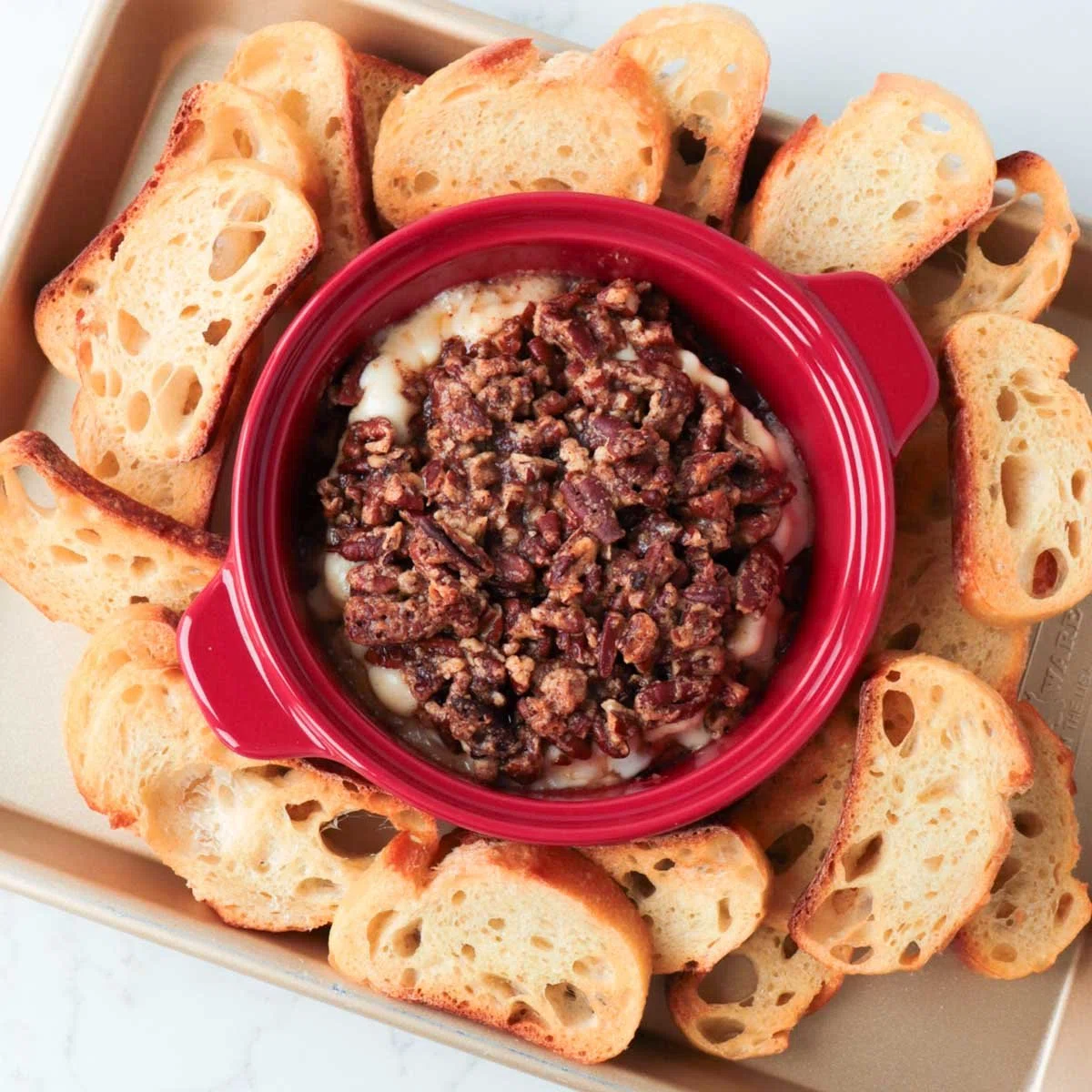 Brown Sugar Pecan Baked Brie
