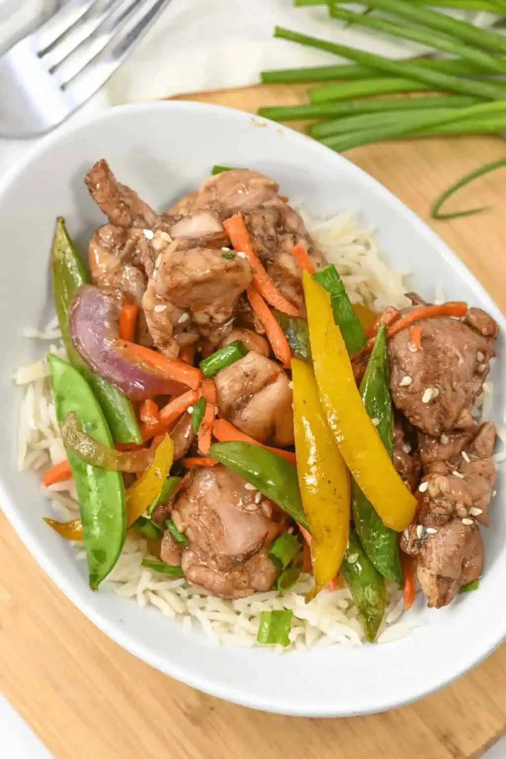 Honey Sesame Chicken Vegetable Sheet Pan