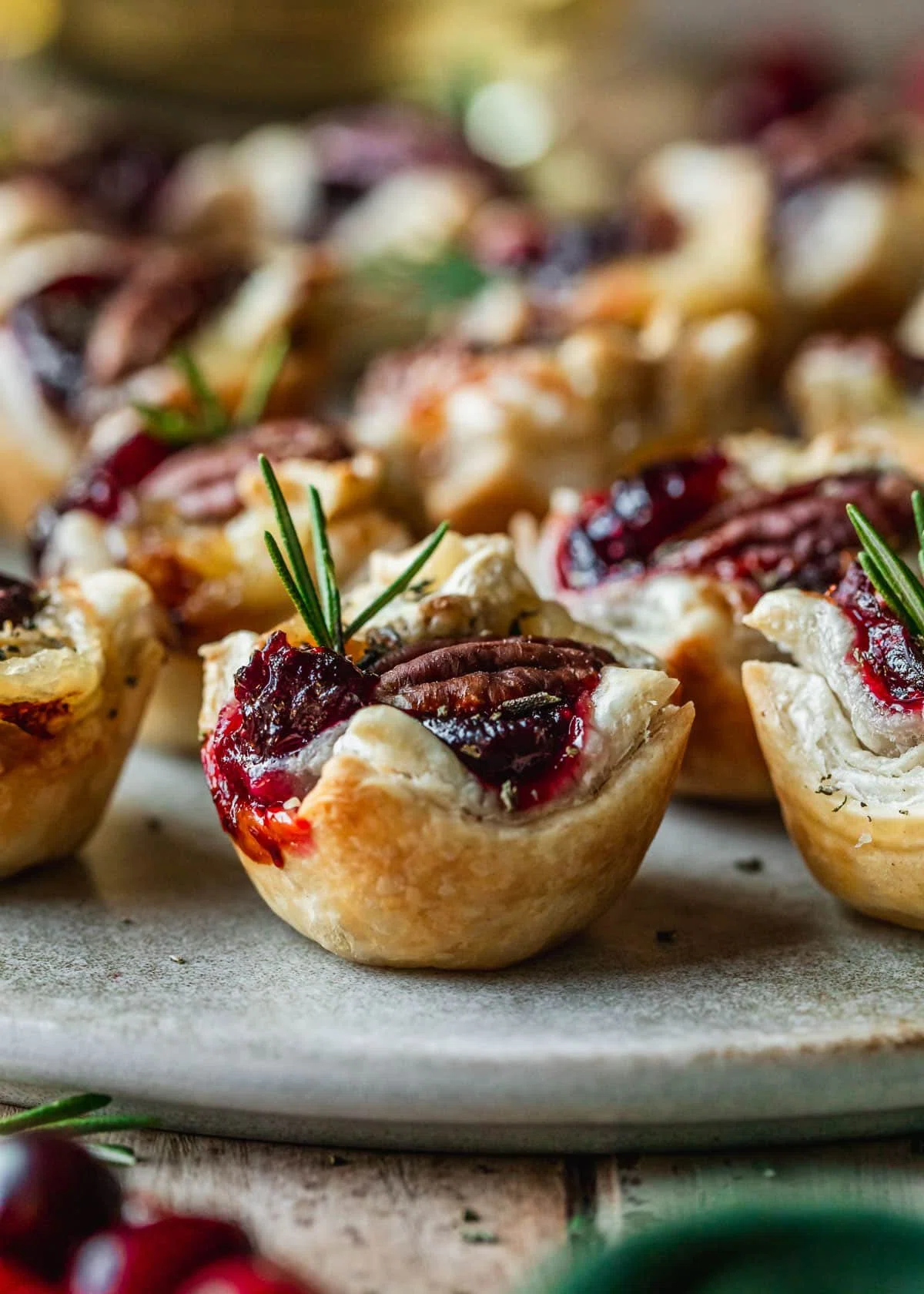 5-Ingredient Cranberry Brie Tartlets