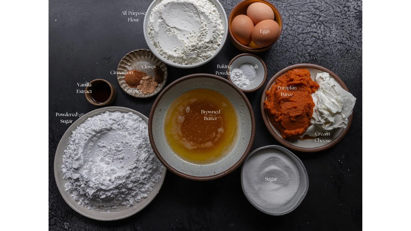 Brown Butter Pumpkin Gooey Butter Cake