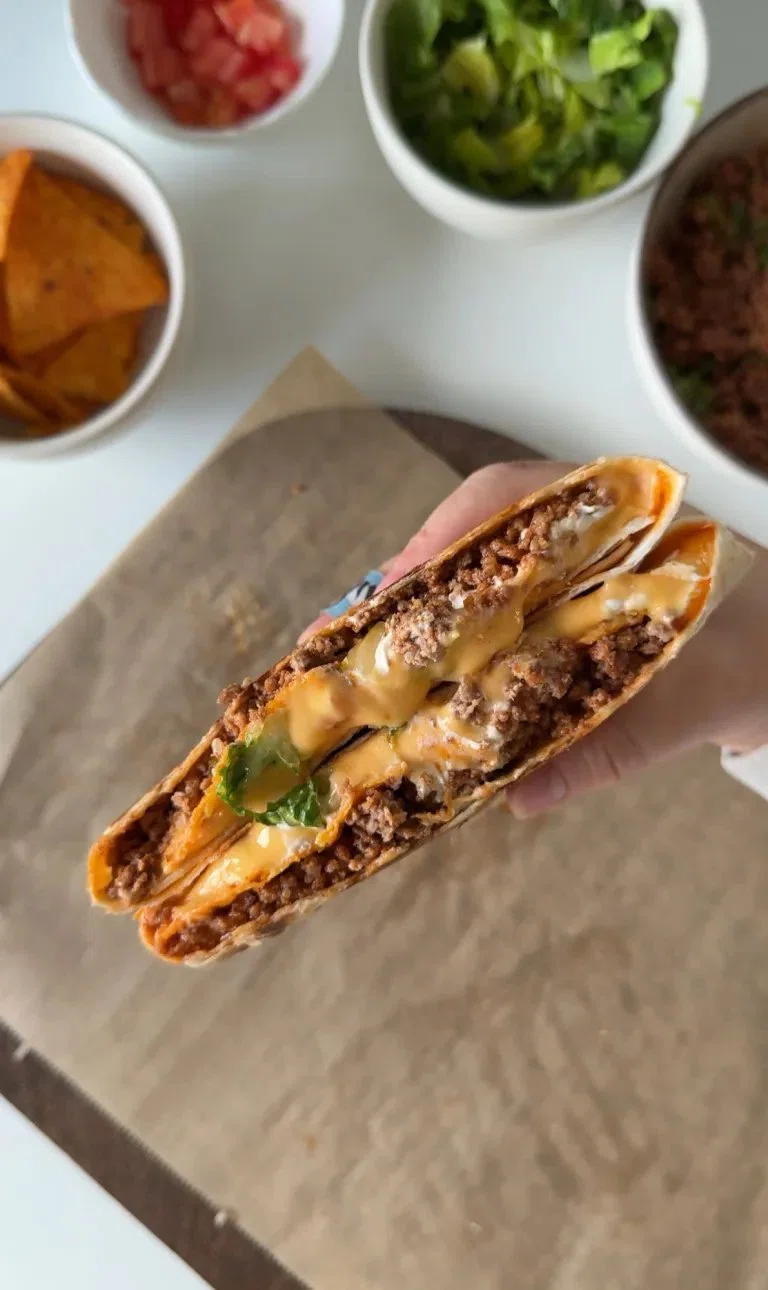 Taco Bell Supreme Crunchwrap with Doritos