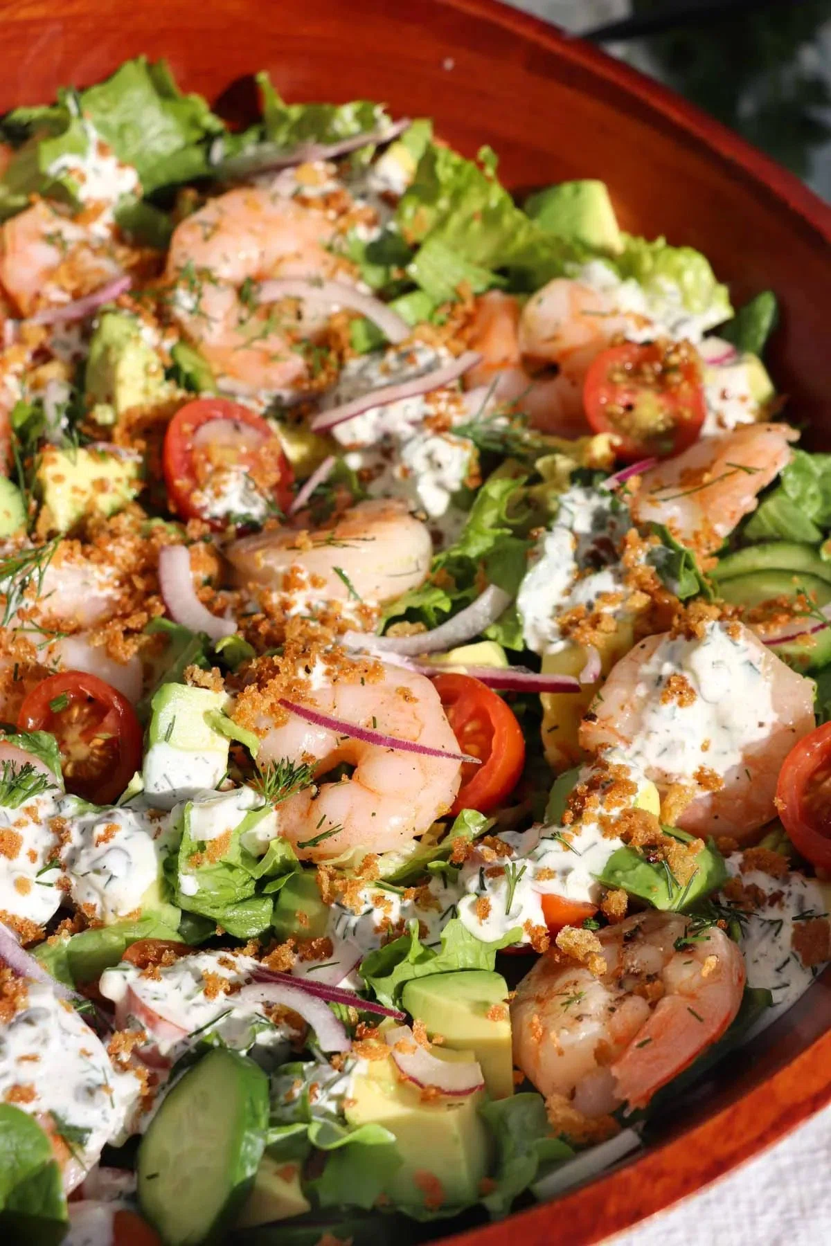 Shrimp Salad with Tartar Dressing
