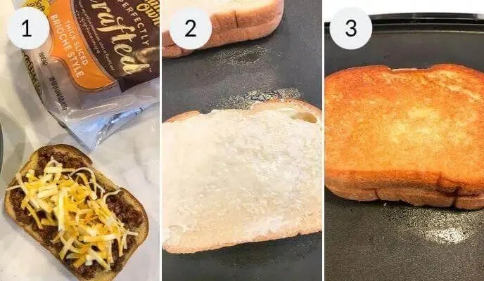 Sloppy Joe Grilled Cheese