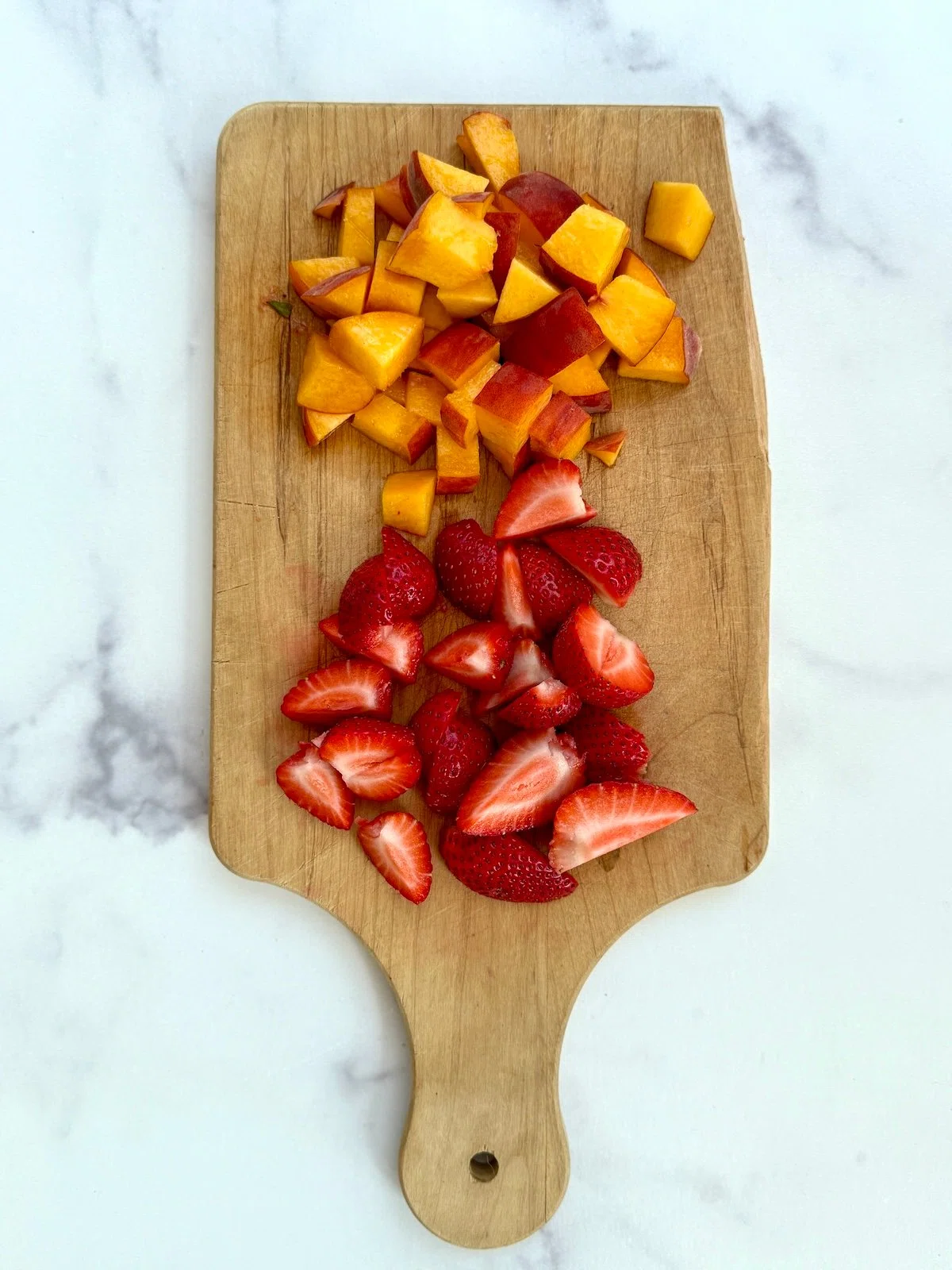 Peach & Strawberry Shortcakes