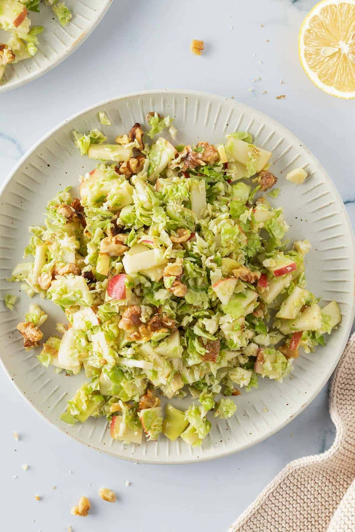 Brussels Sprouts and Apple Salad