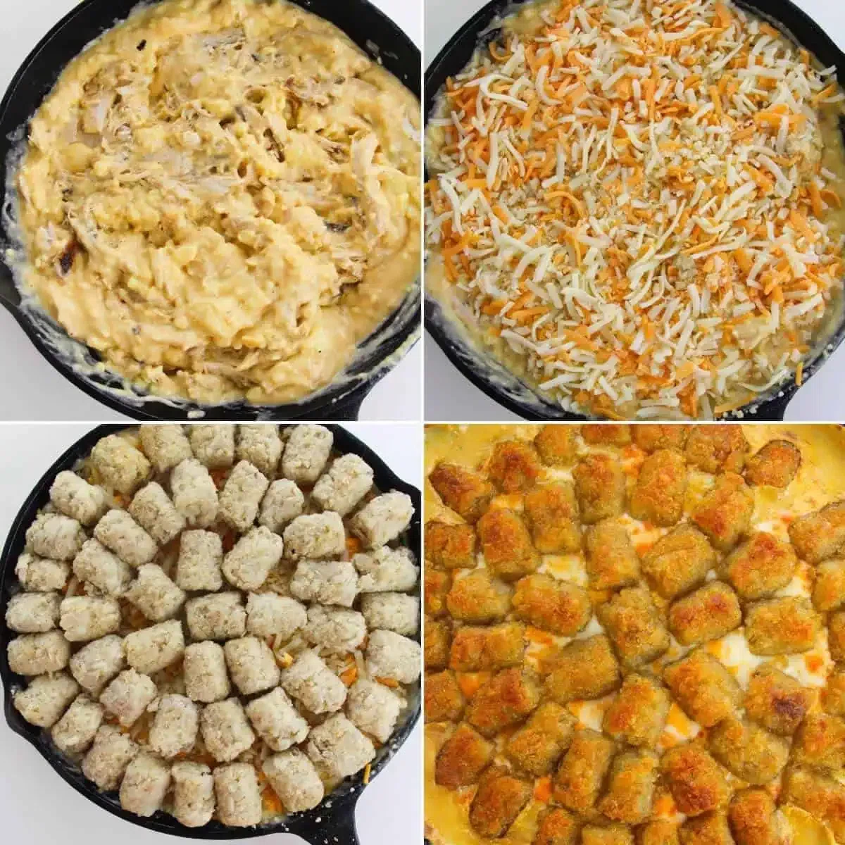 Chicken Bacon Ranch Tater Tot Casserole
