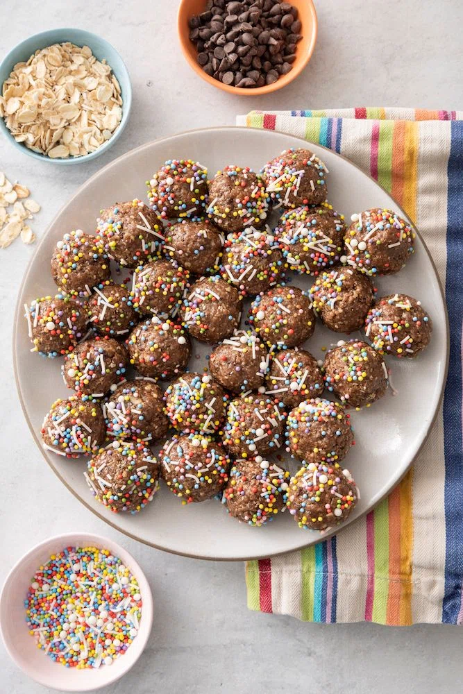No Bake Cookie Dough Balls