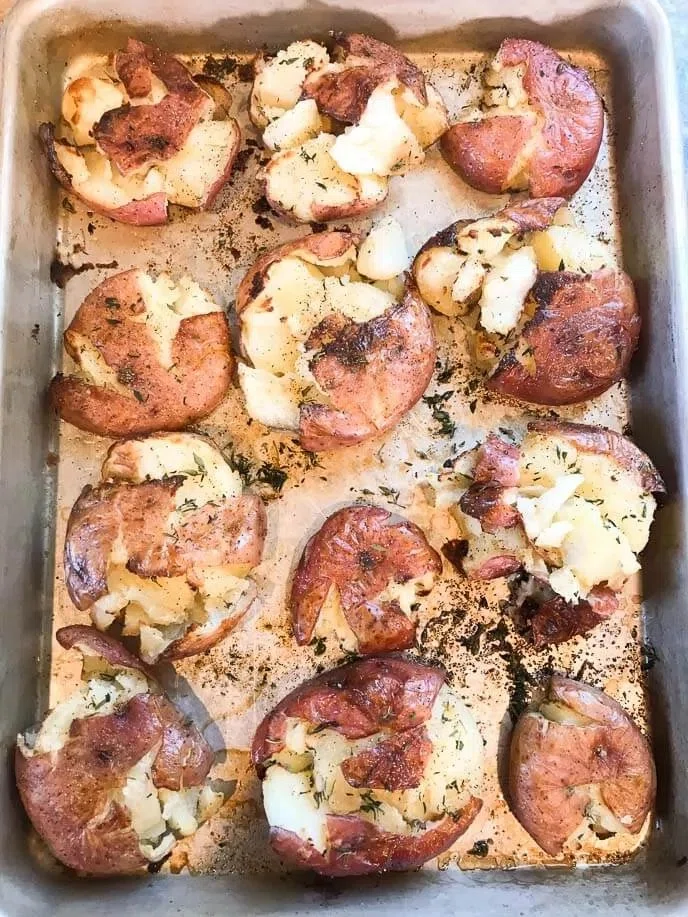 Roasted Smashed Potatoes