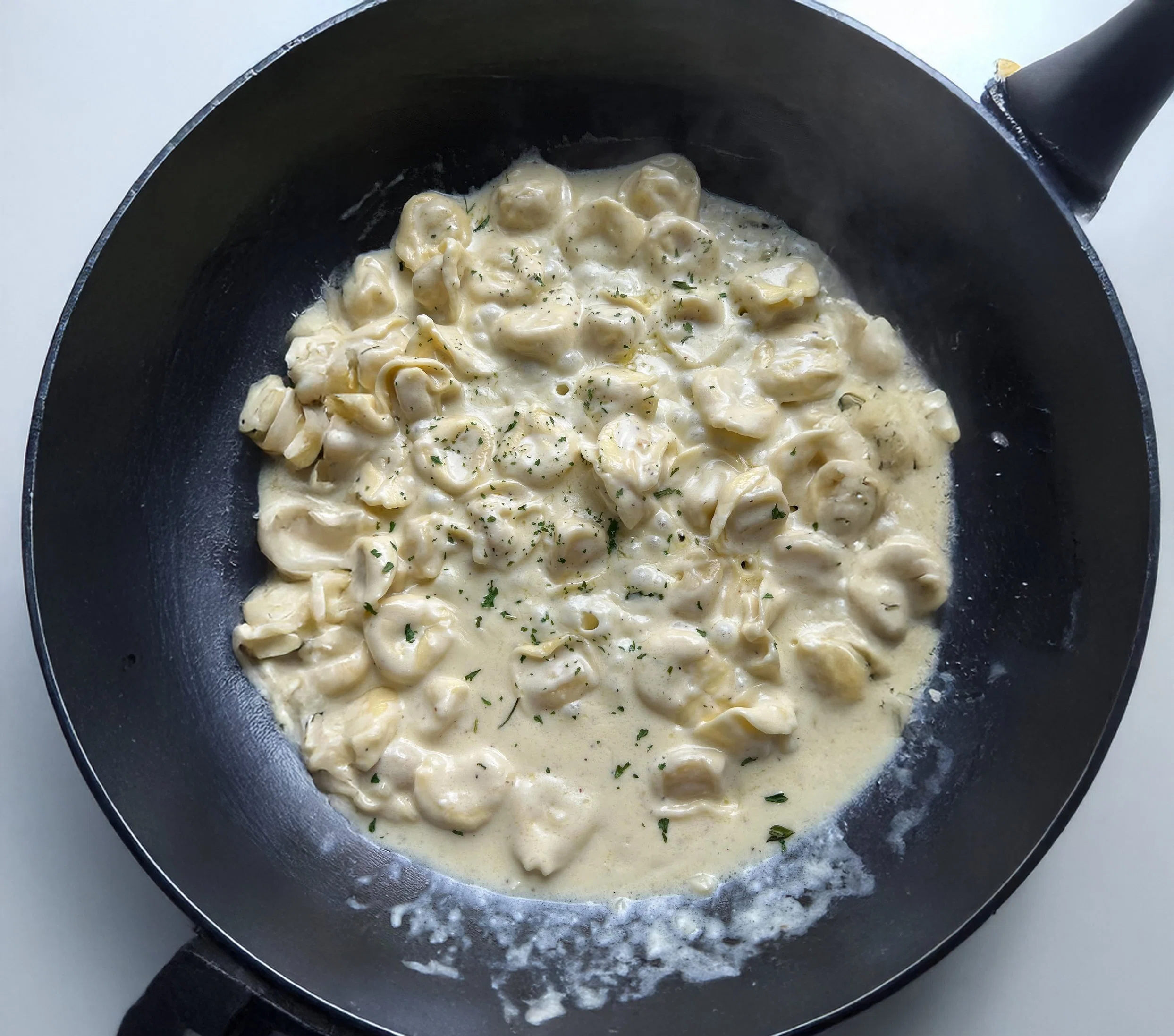 Three Cheese Tortellini Alfredo
